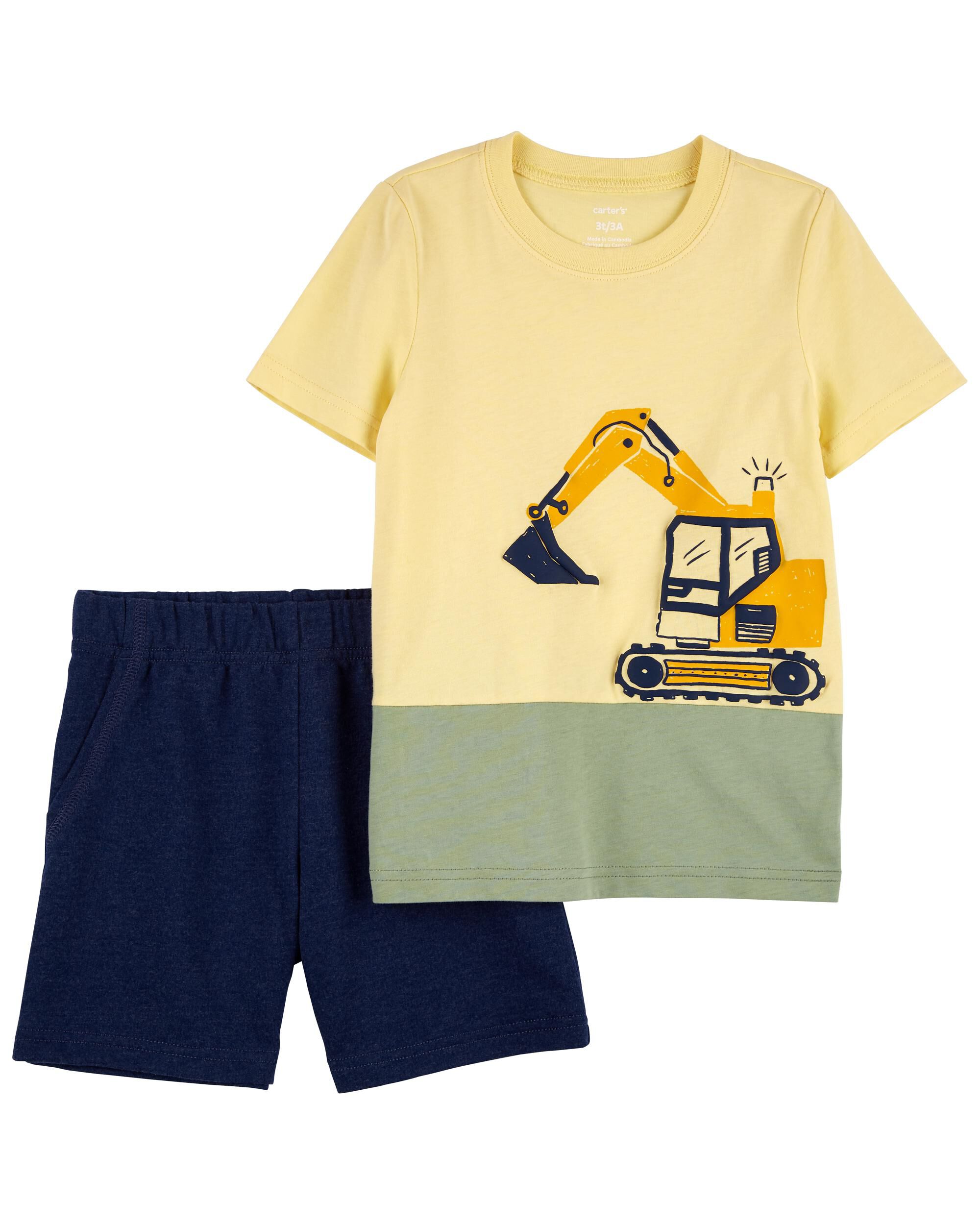 Baby boy shorts and t clearance shirt sets