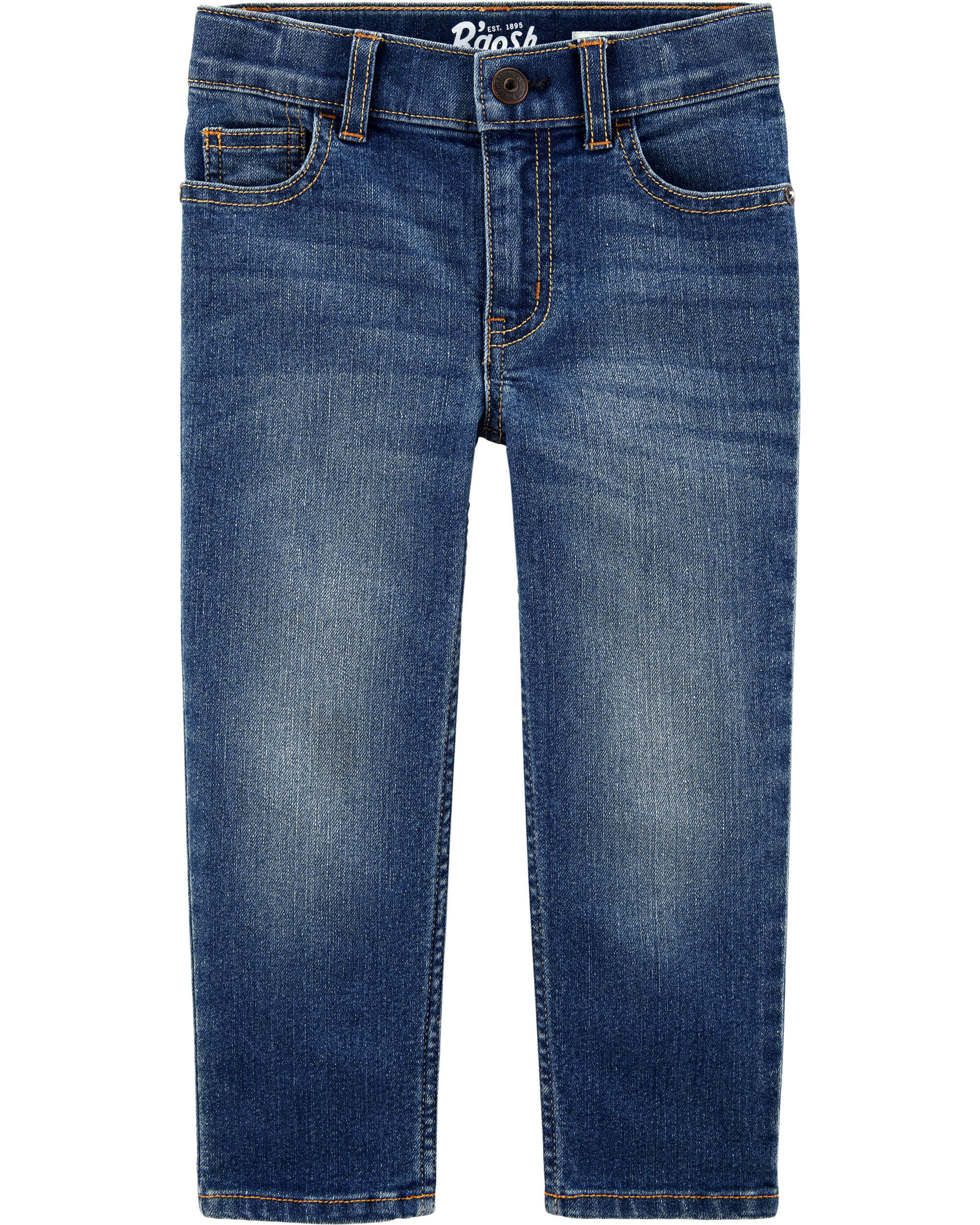 Blue Classic Jeans In Tumbled Medium Faded Wash | Carter's Oshkosh 