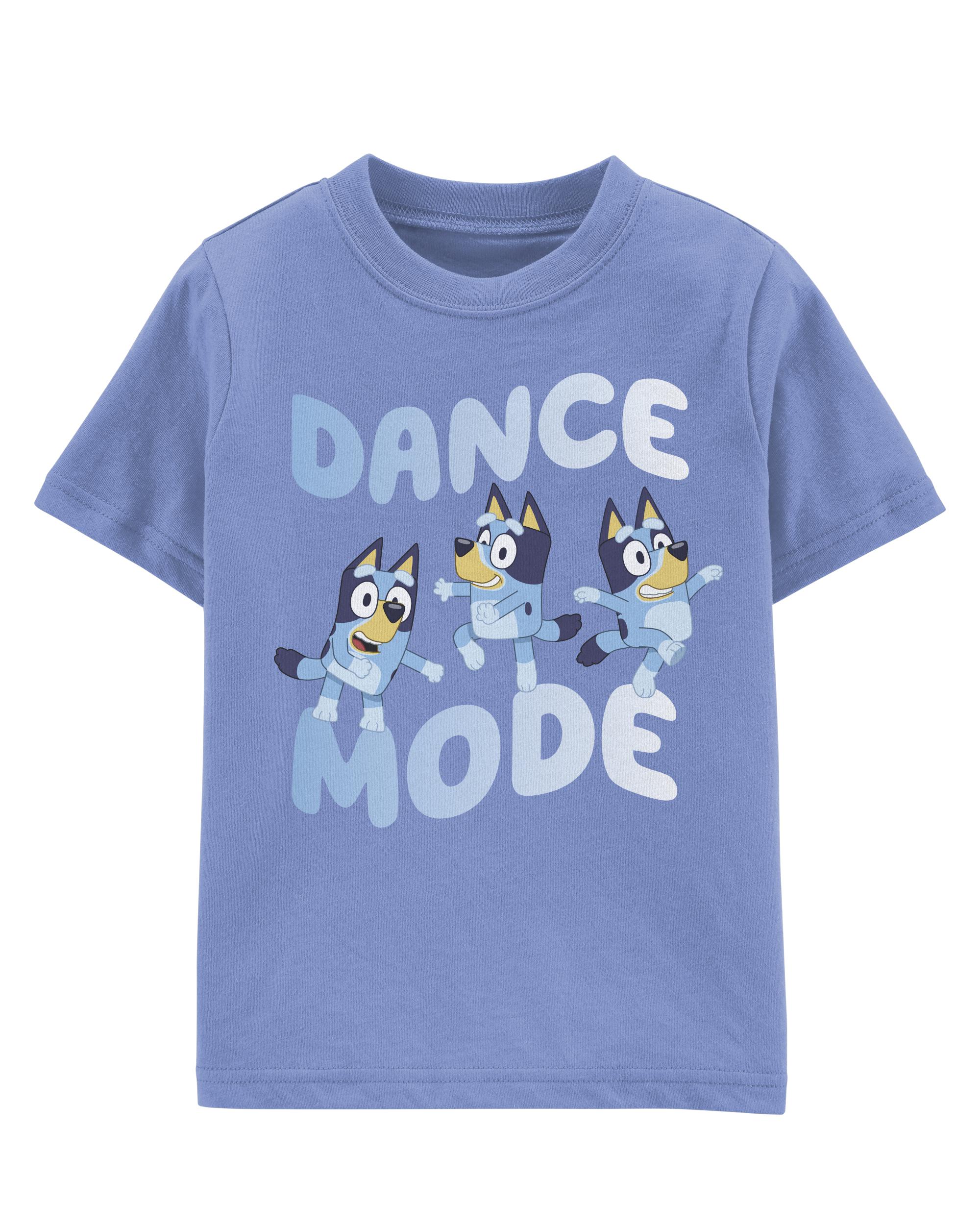 Bluey Toddler Girl Graphic Print Fashion T-Shirts, 4-Pack, Sizes 2T-5T 