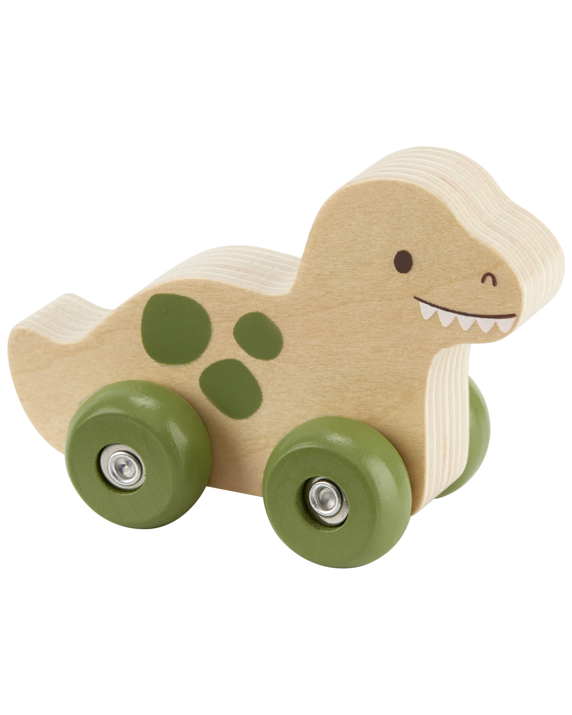 Toddler Wooden Dinosaur Push Toy