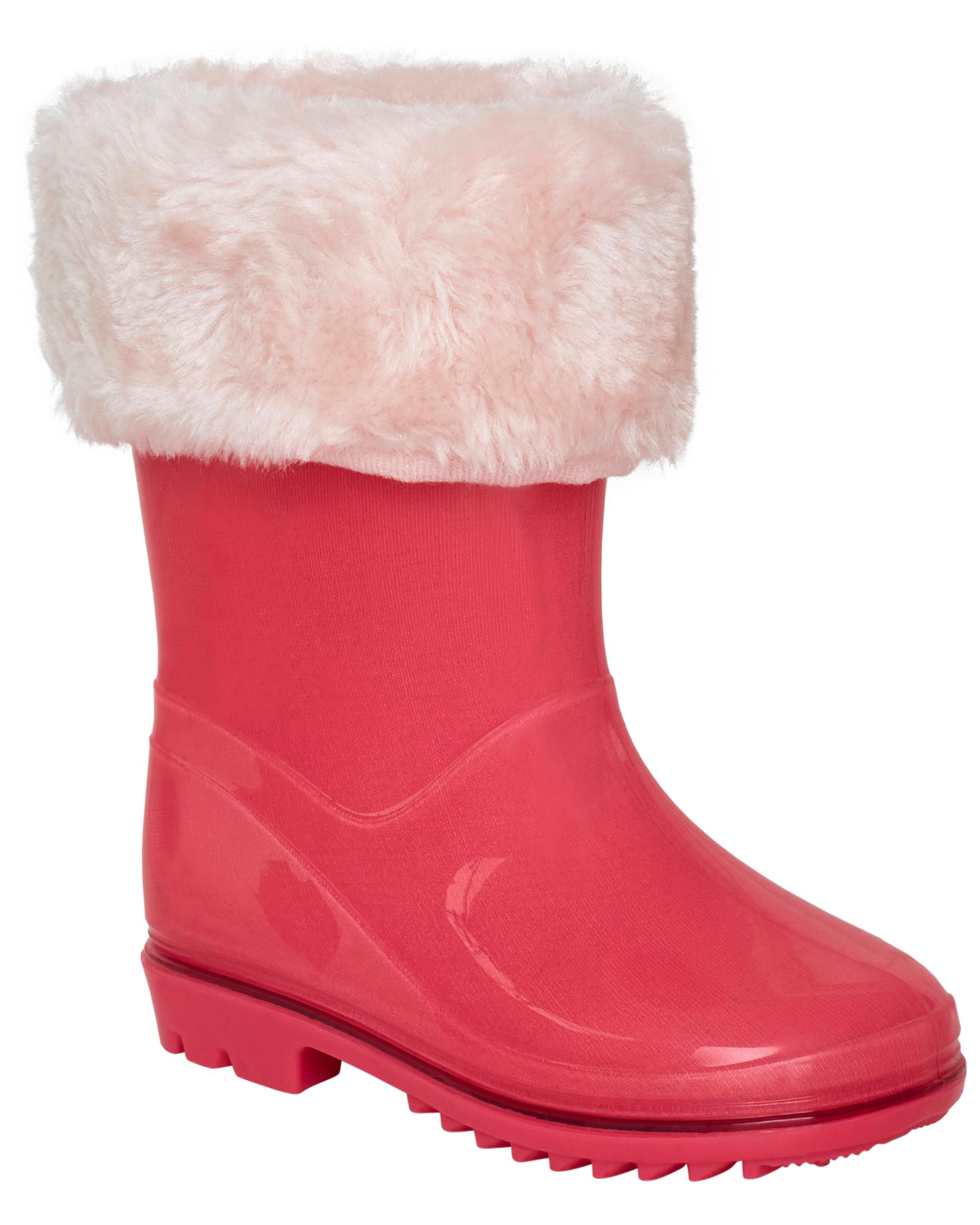 Toddler Faux Fur-Lined Boots