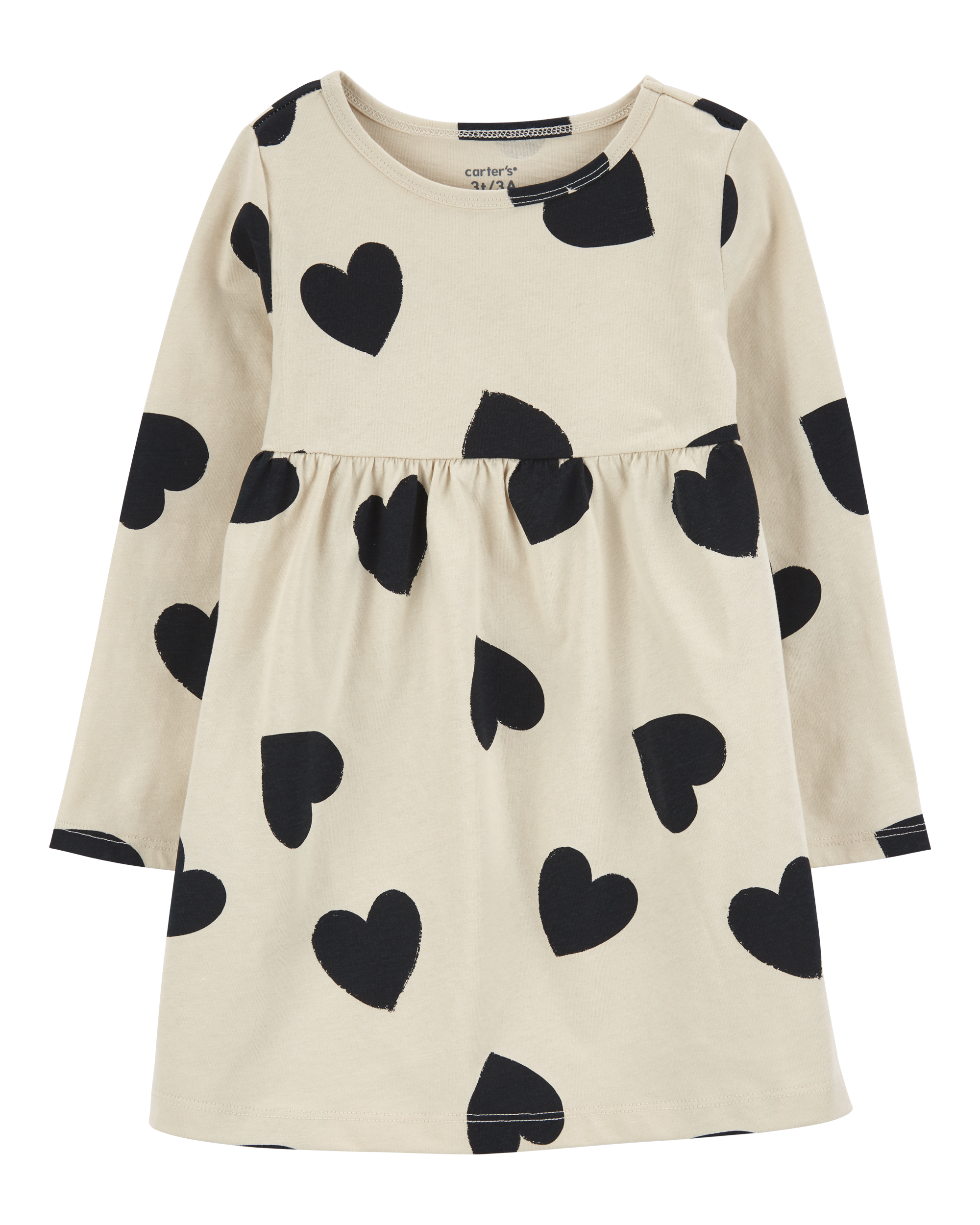 Toddler Heart Jersey Dress