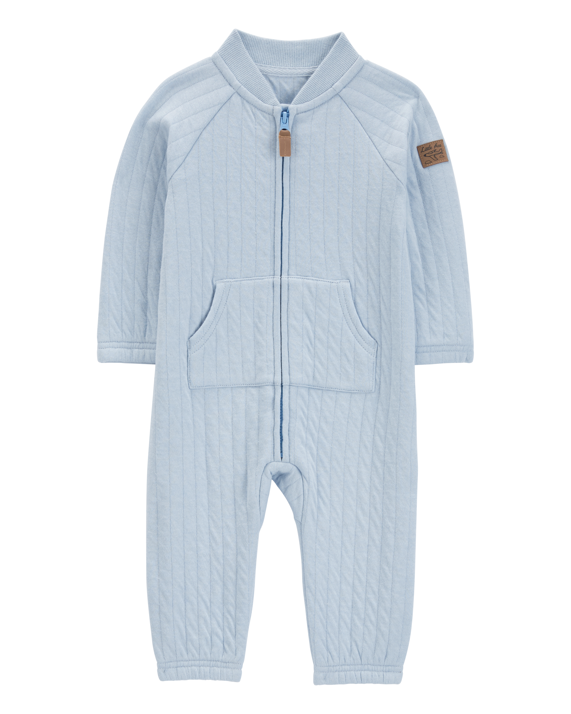 Baby Zip-Up Doubleknit Jumpsuit