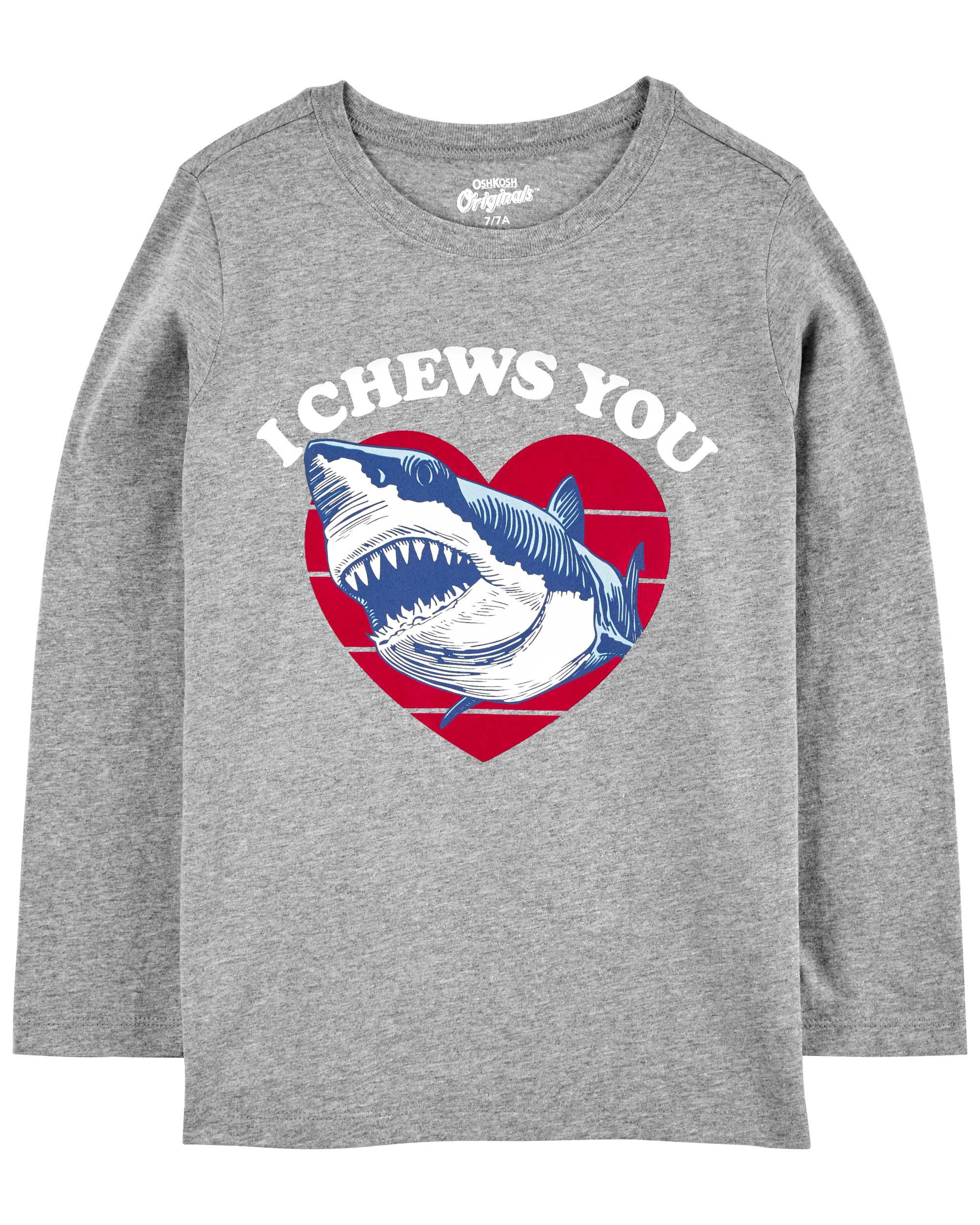 Grey Shark Graphic Tee | Carter's Oshkosh Canada