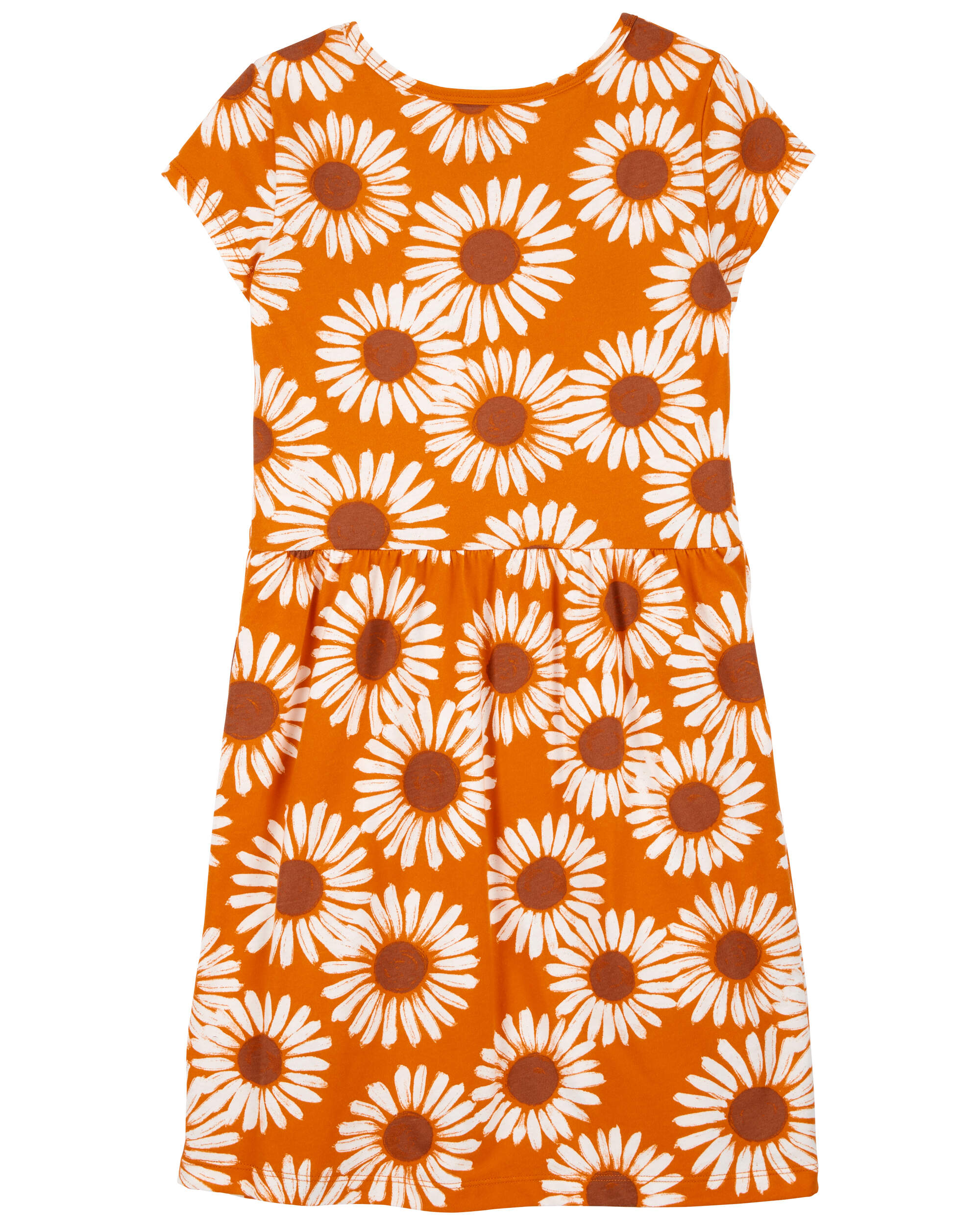 Kid Sunflower Cotton Dress