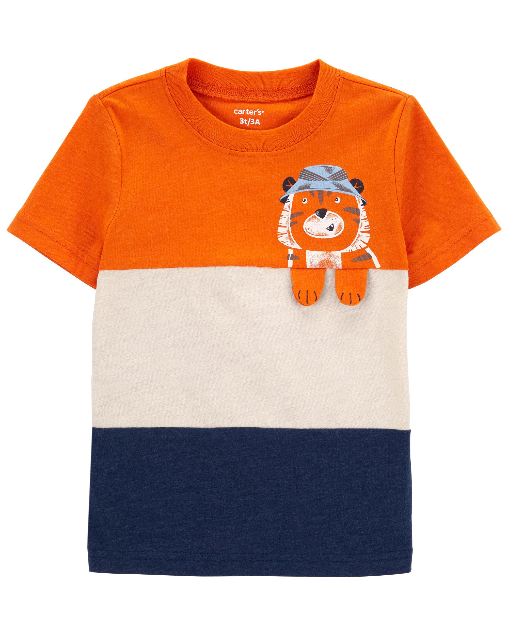 toddler boy orange shirt