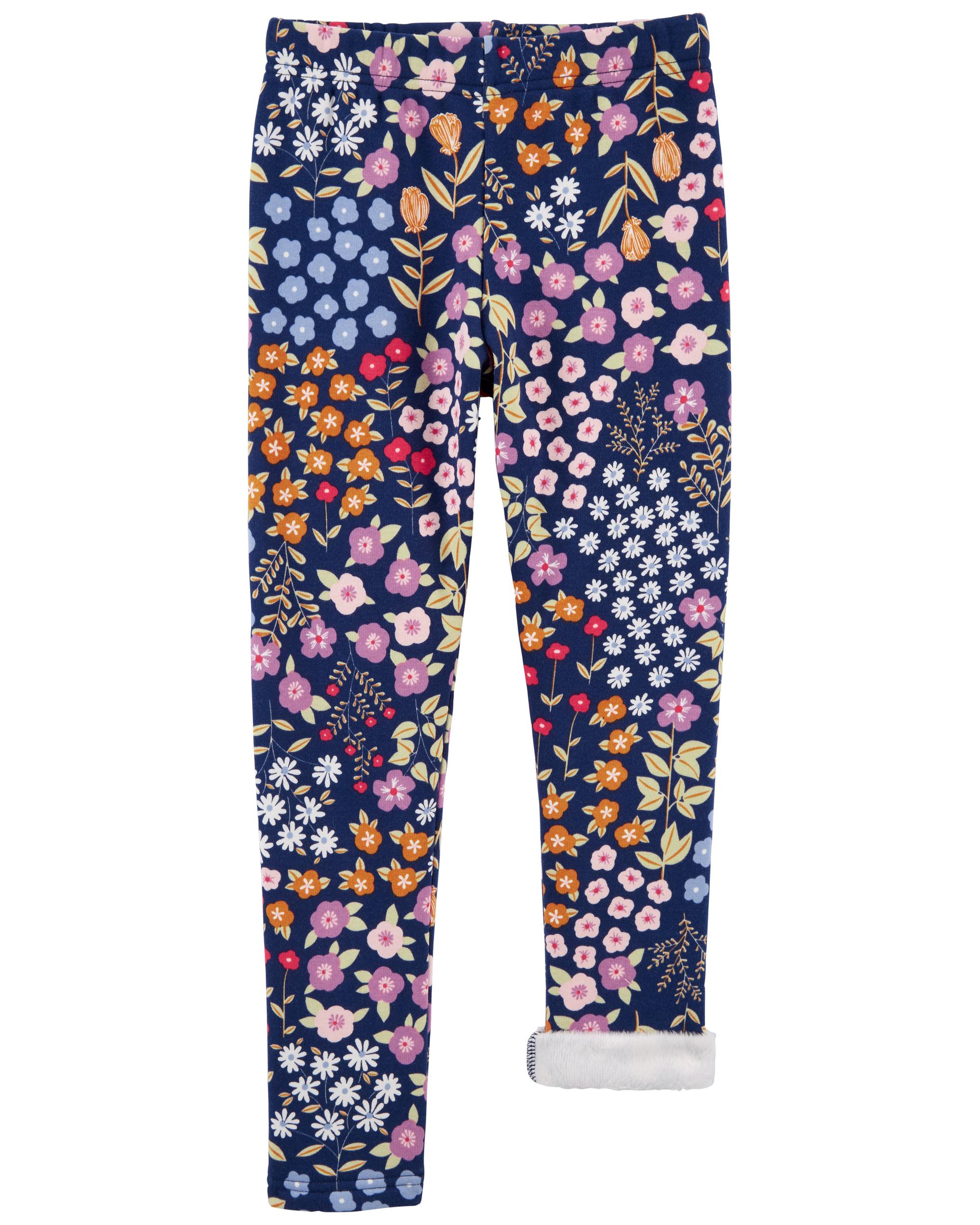 MOSCHINO Baby Girl's Maxi Floral-Print Leggings
