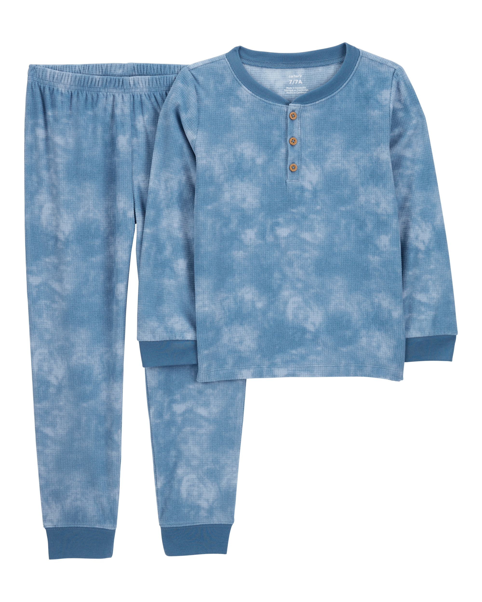 Kid 2-Piece Tie-Dye Fleece Pyjama Set