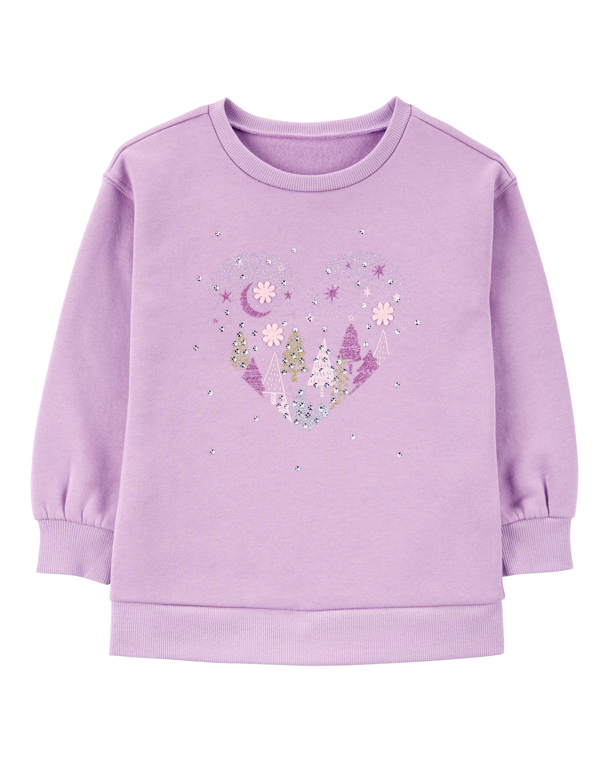 Baby Heart Fleece Sweatshirt