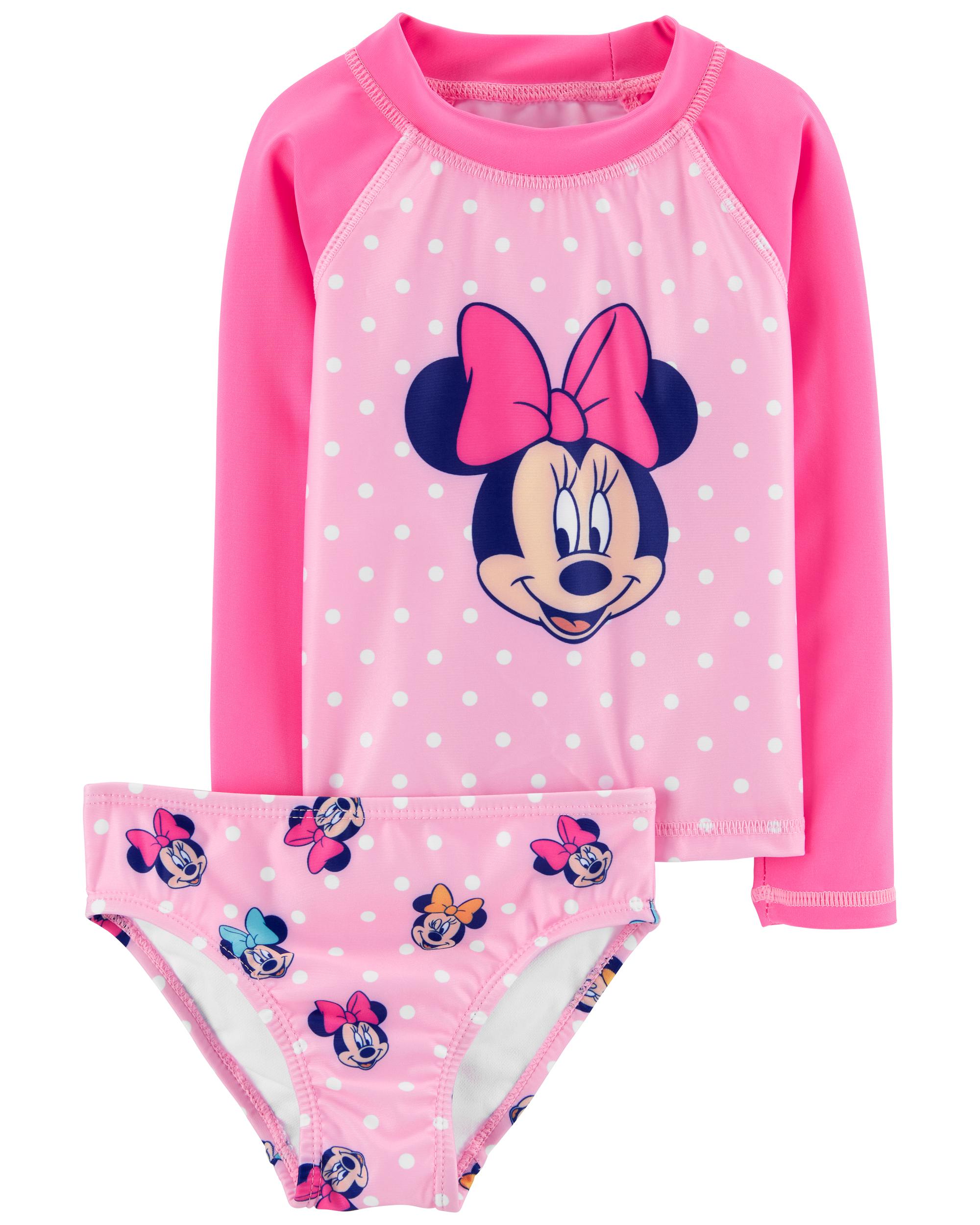 minnie mouse rash guard bathing suit