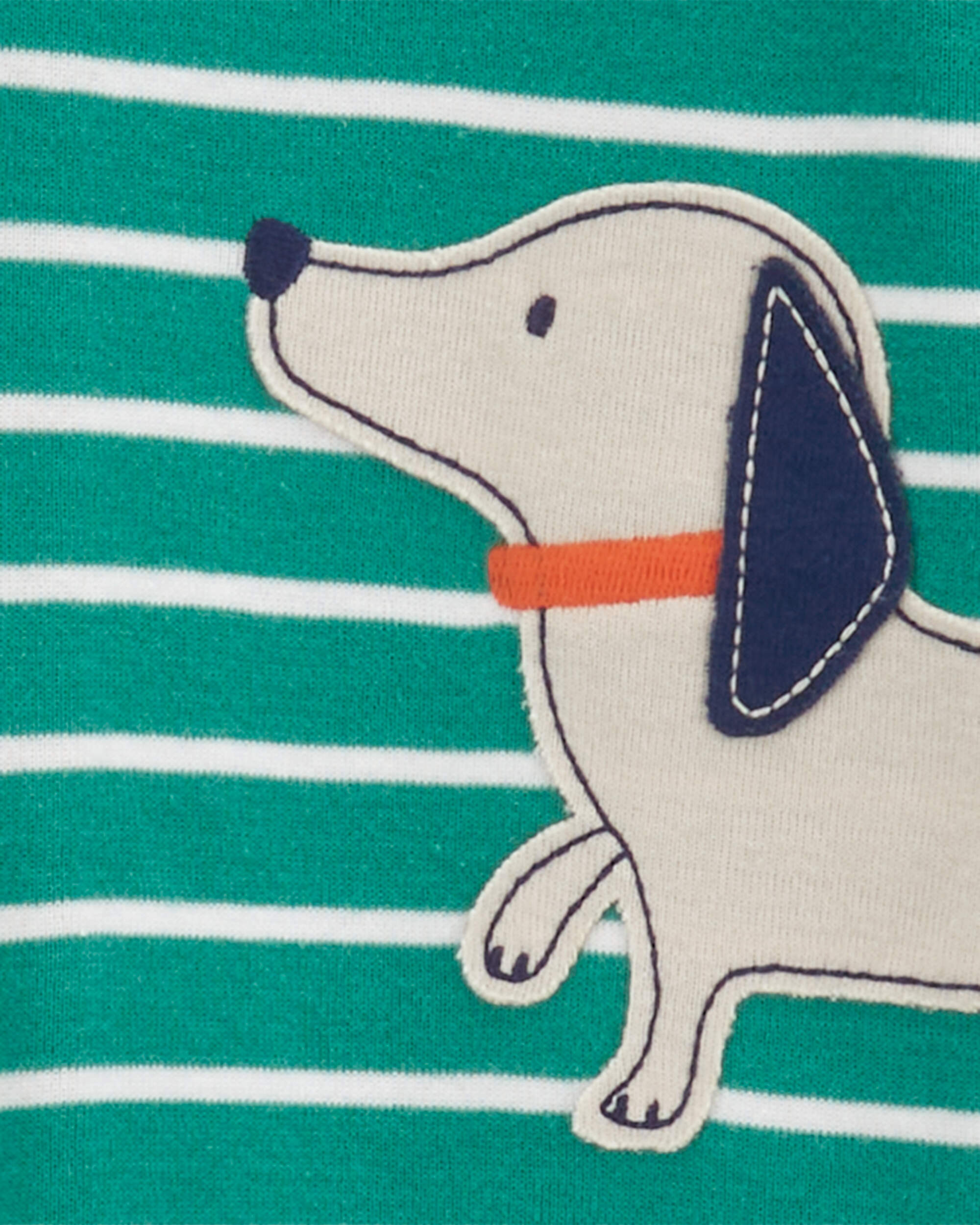 Toddler 1-Piece Dog 100% Snug Fit Cotton Footie Pyjamas