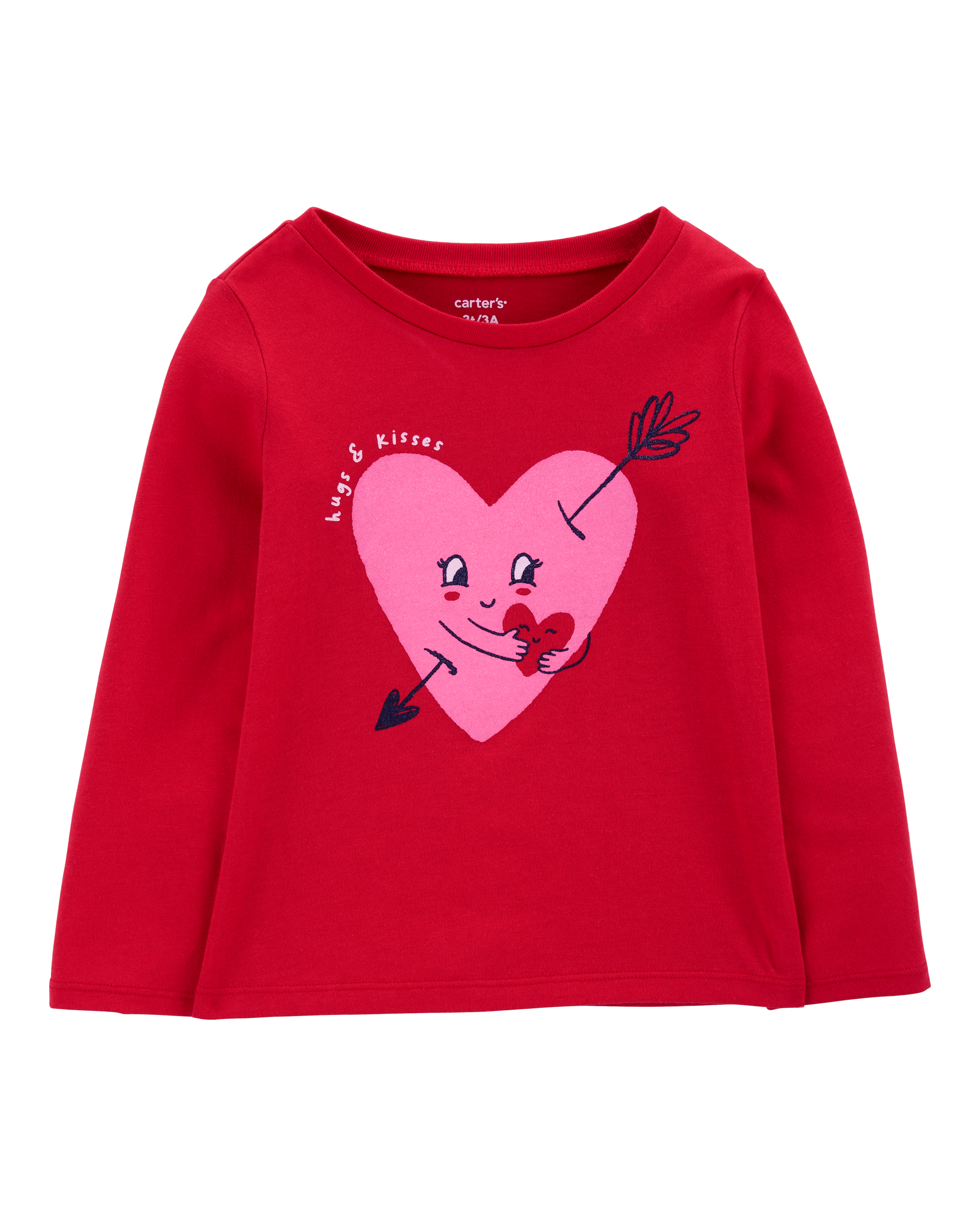 Toddler Valentine's Day Heart Graphic Tee