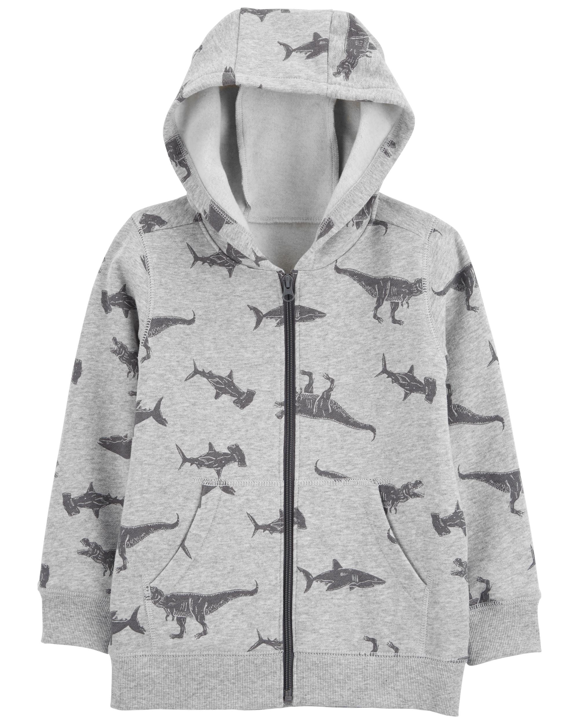 Dinosaur on sale zip hoodie