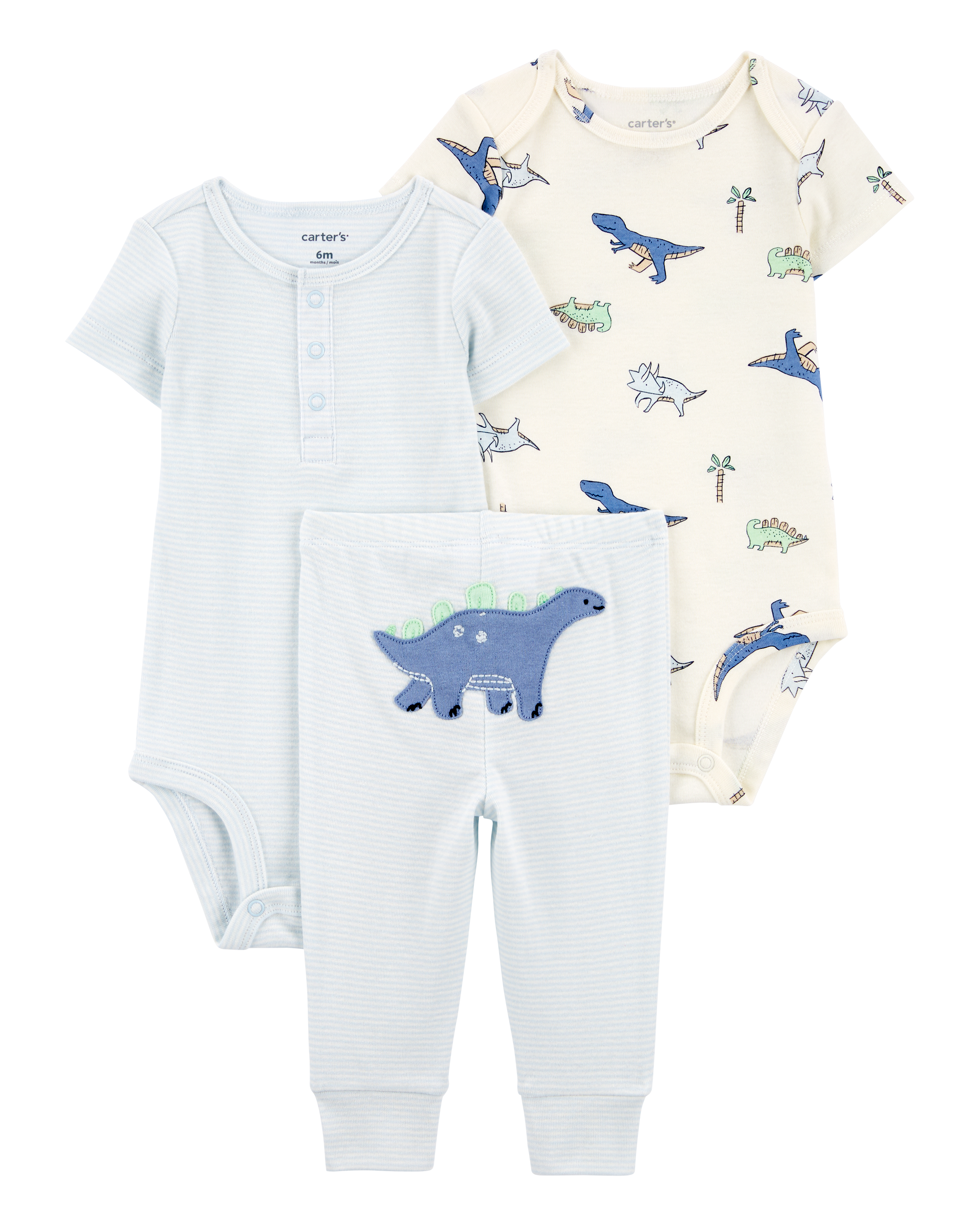 Baby 3-Piece Dinosaur Little Outfit Set