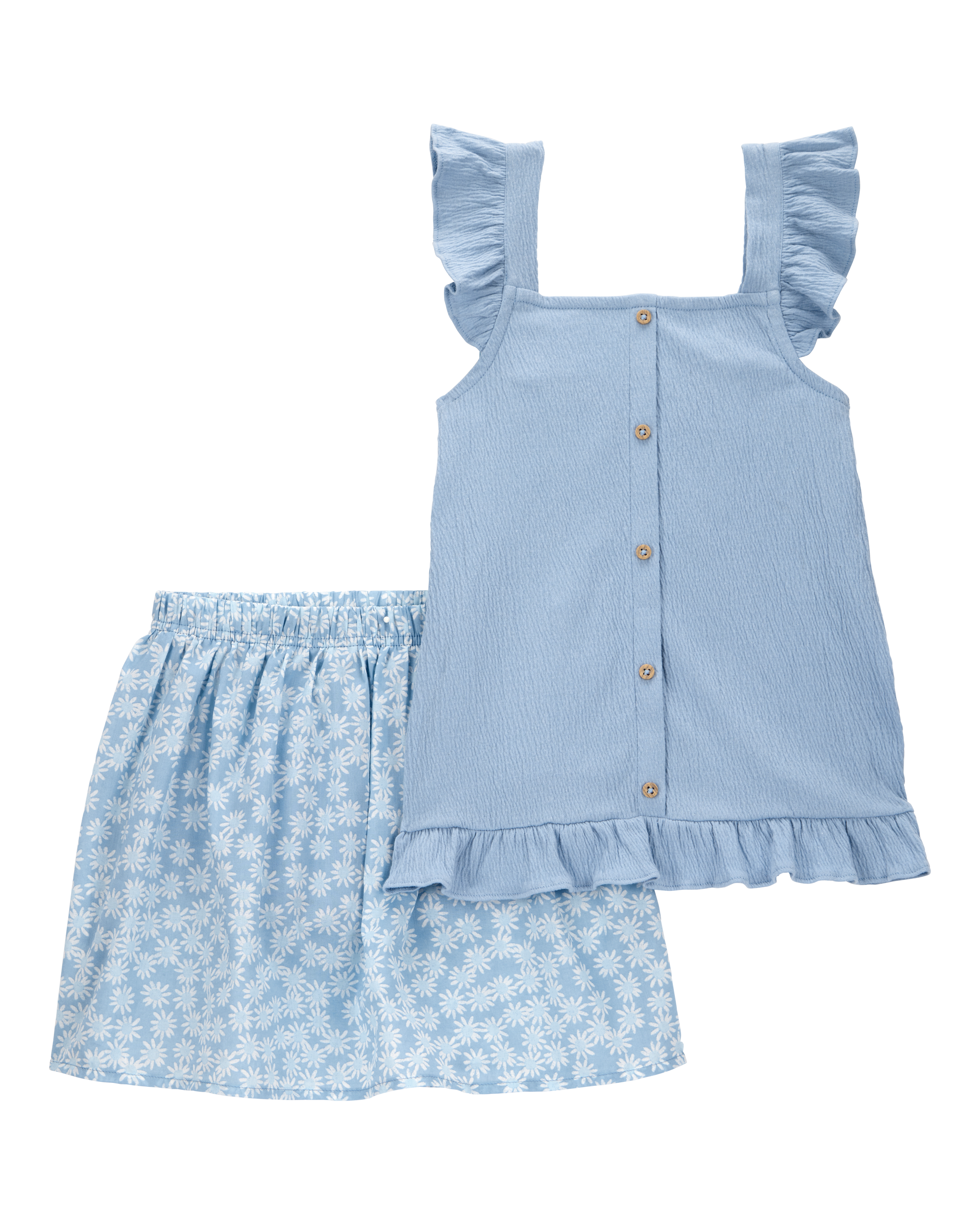 Kid 2-Piece Floral Skort Set