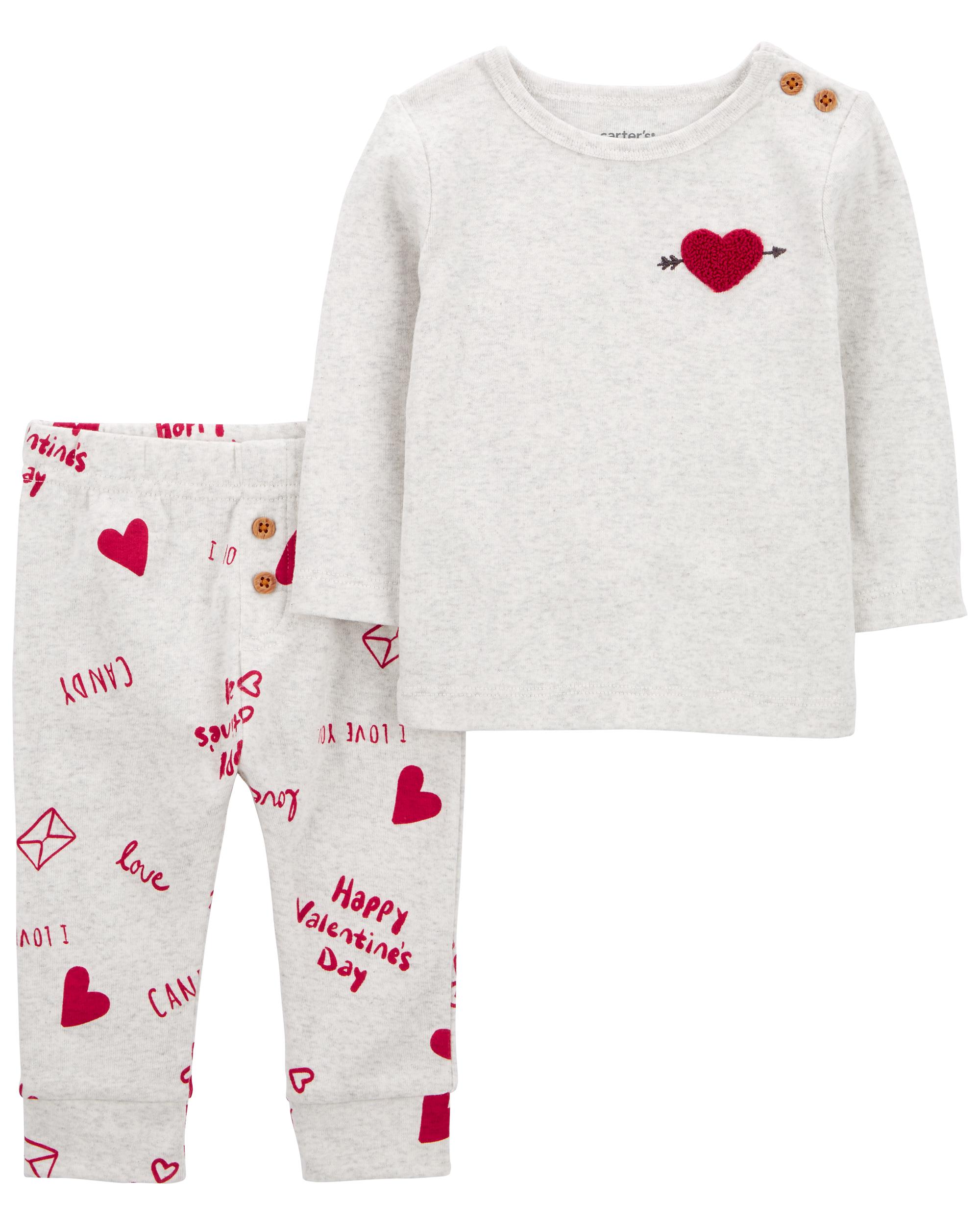 Carters discount valentines pajamas