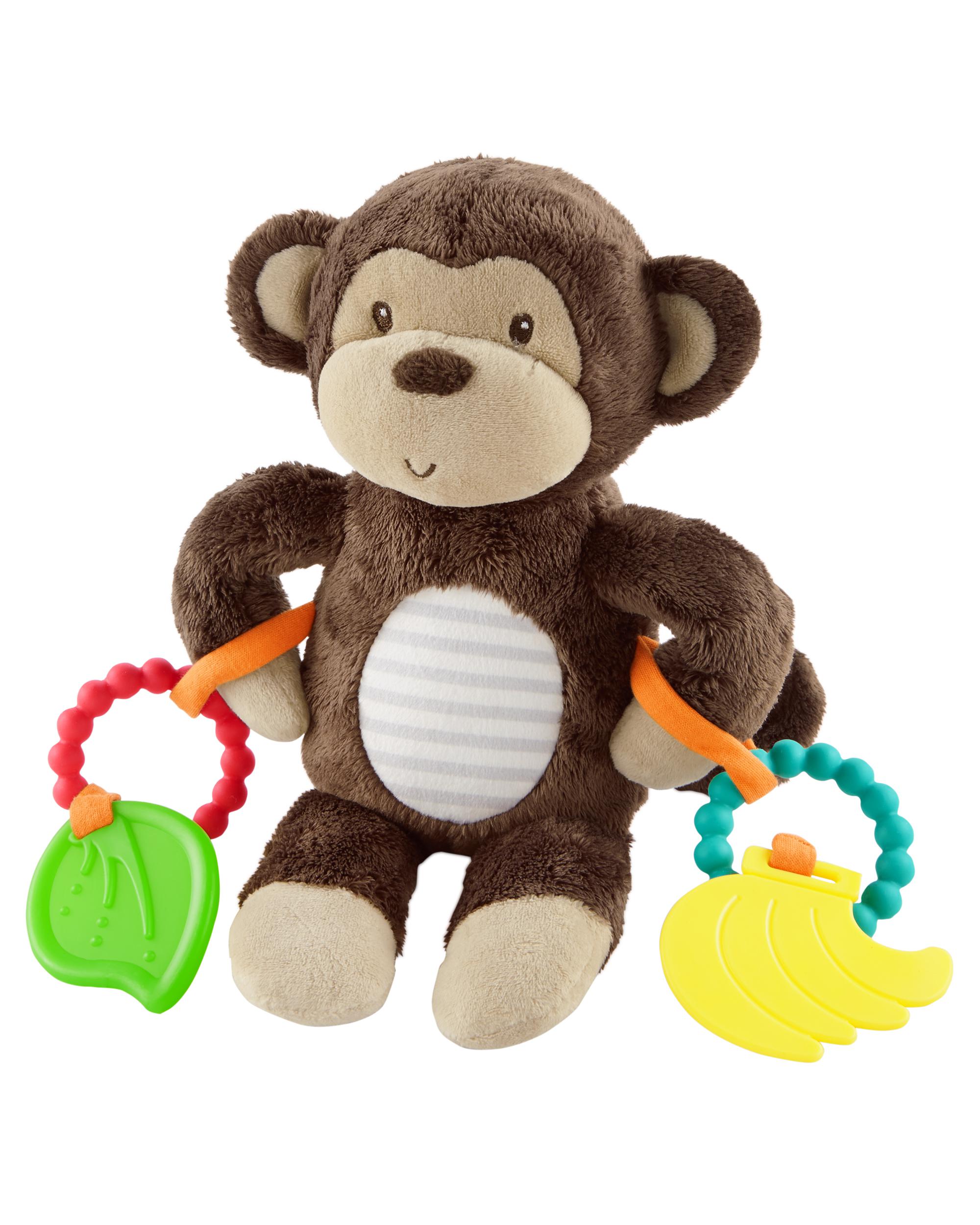 Baby Monkey Activity Teething Toy