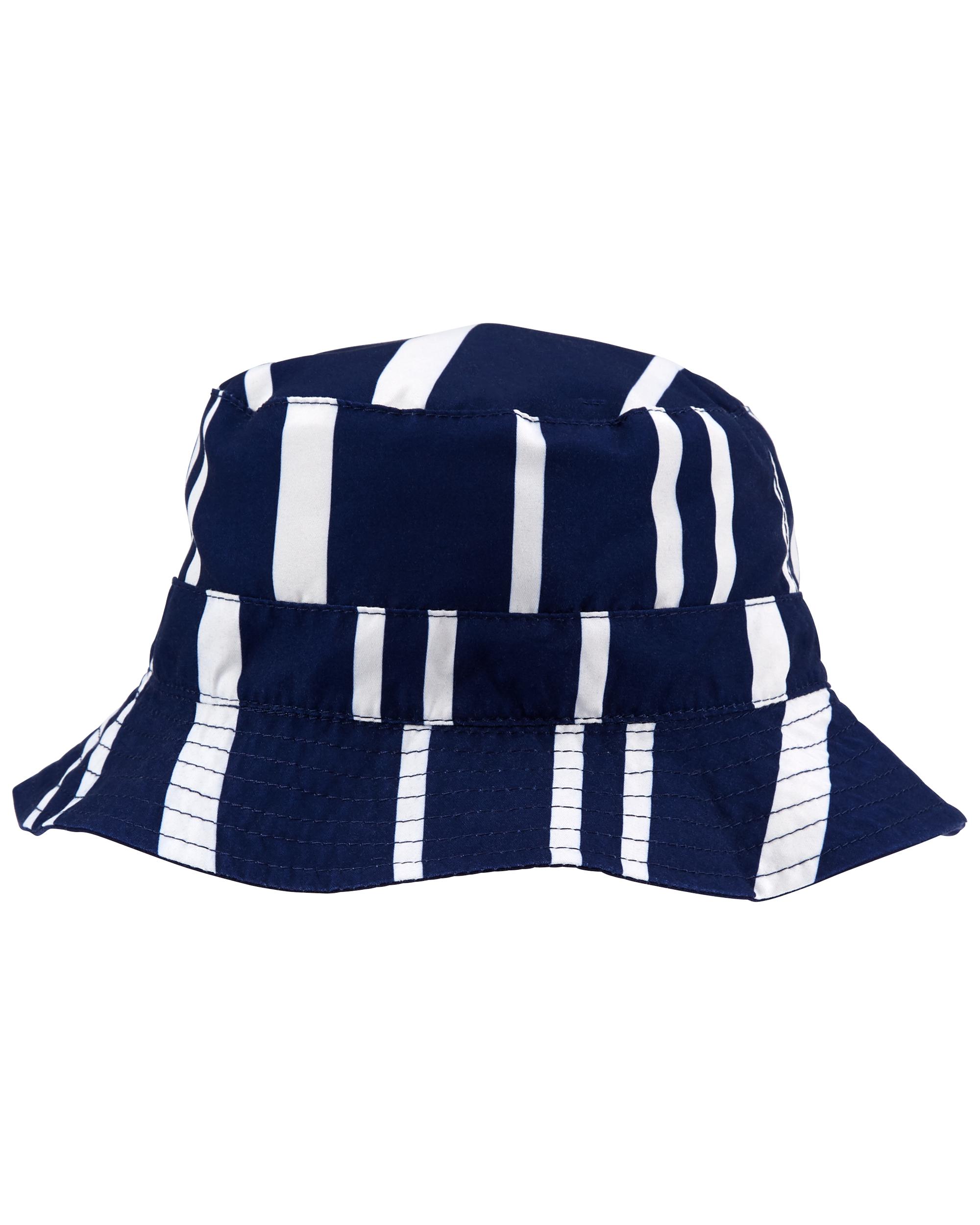 Toddler Striped Reversible Bucket Hat
