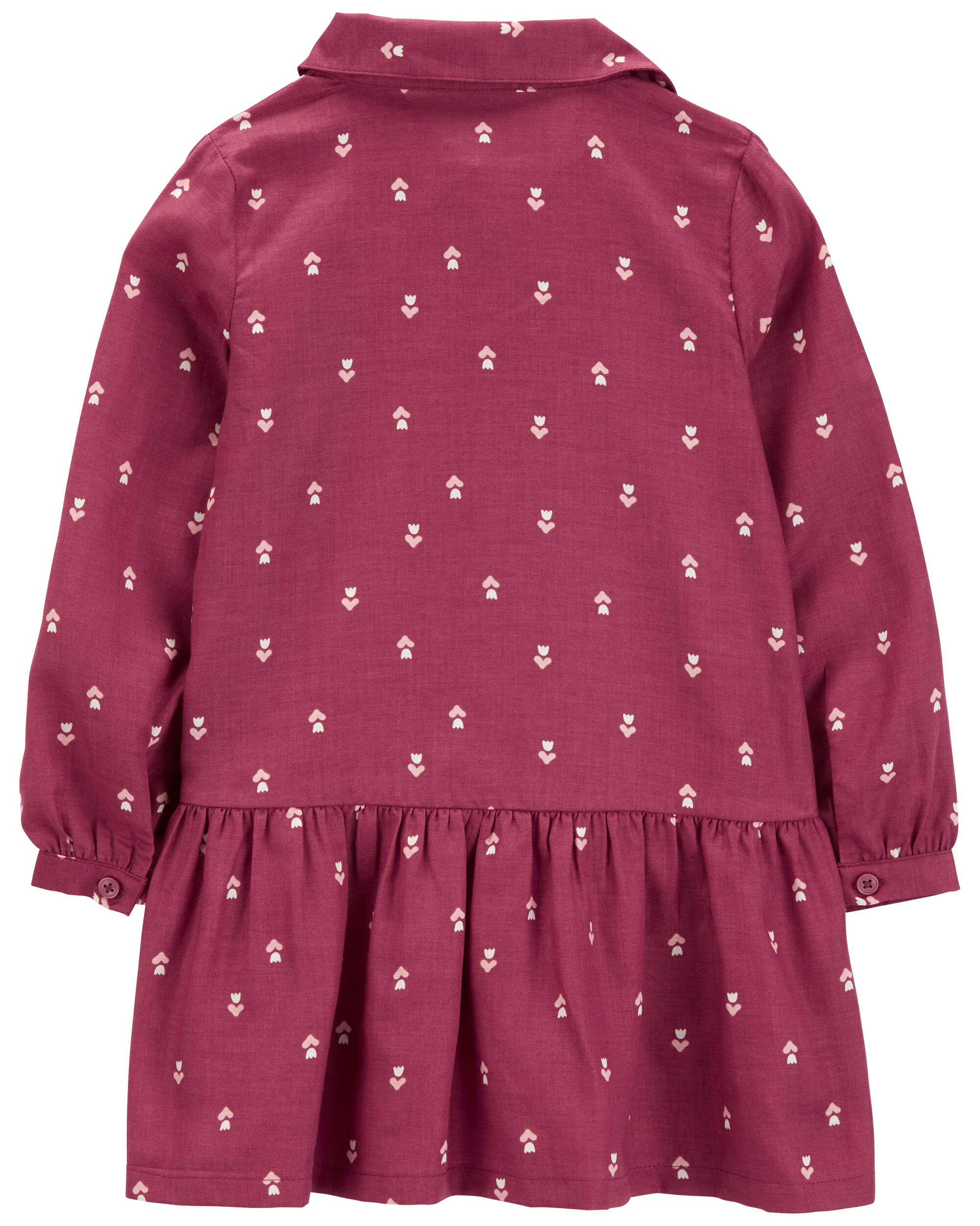 Baby Long-Sleeve Shirt Peplum Dress
