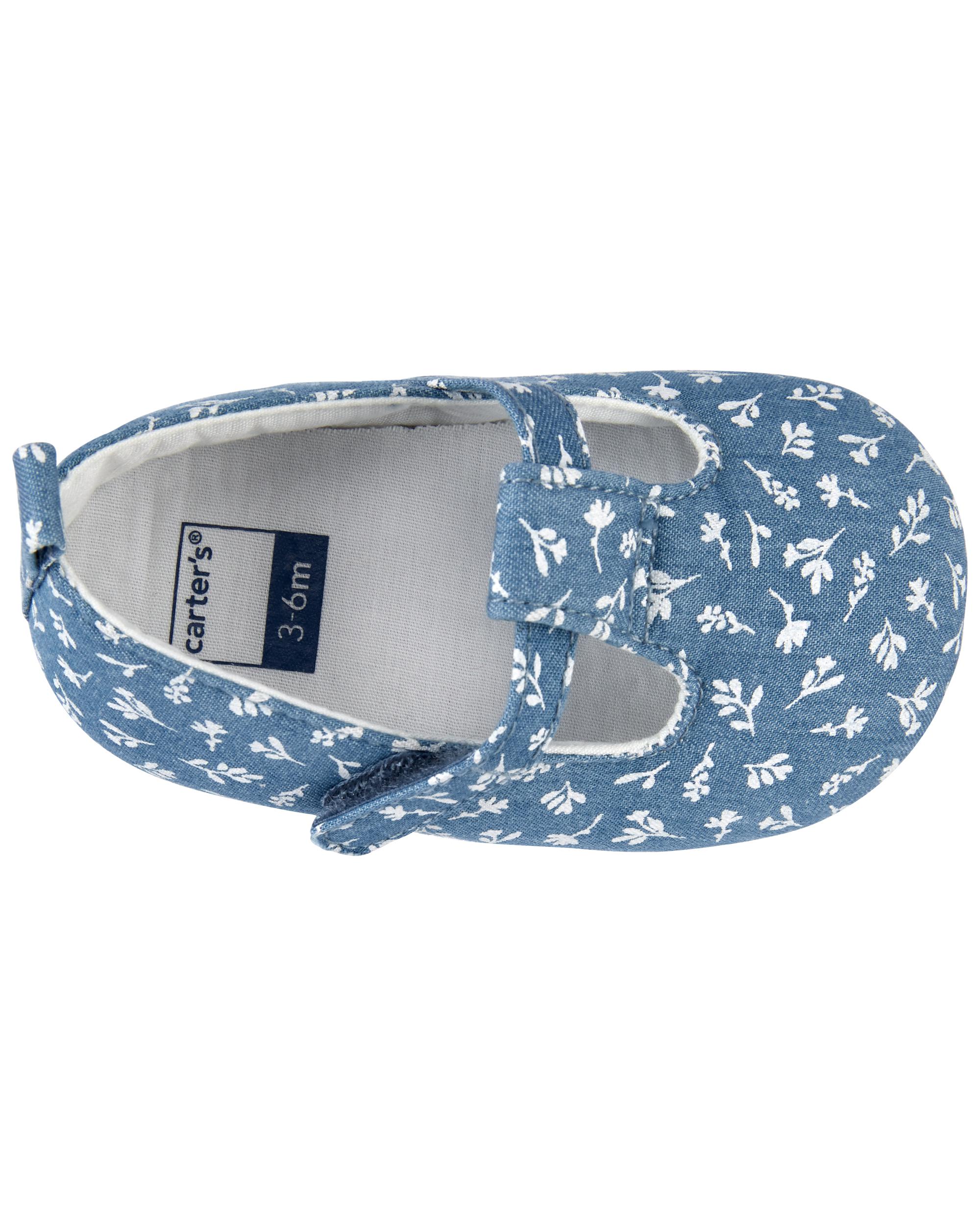 Chambray Baby Shoes