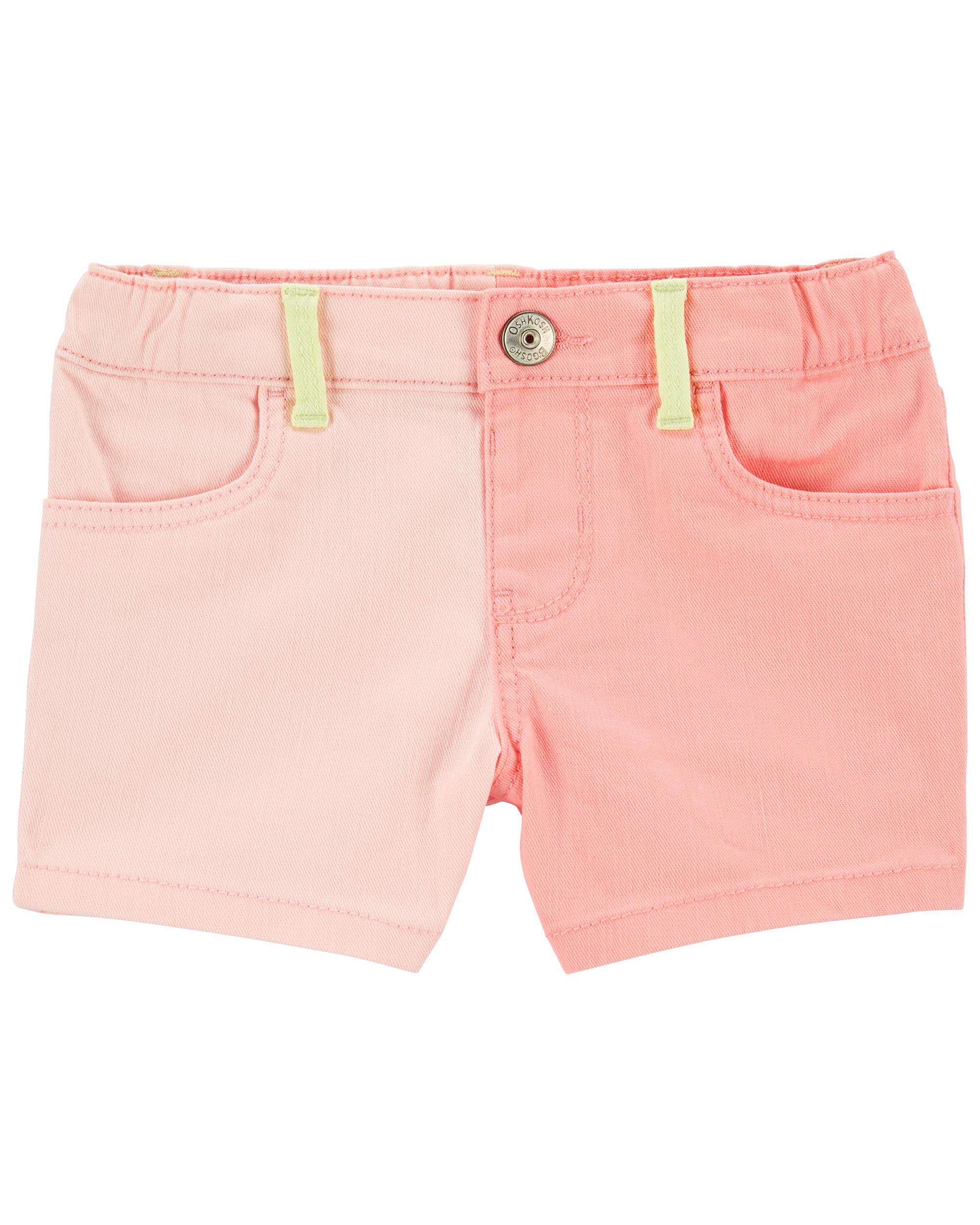 Baby pink 2024 denim shorts