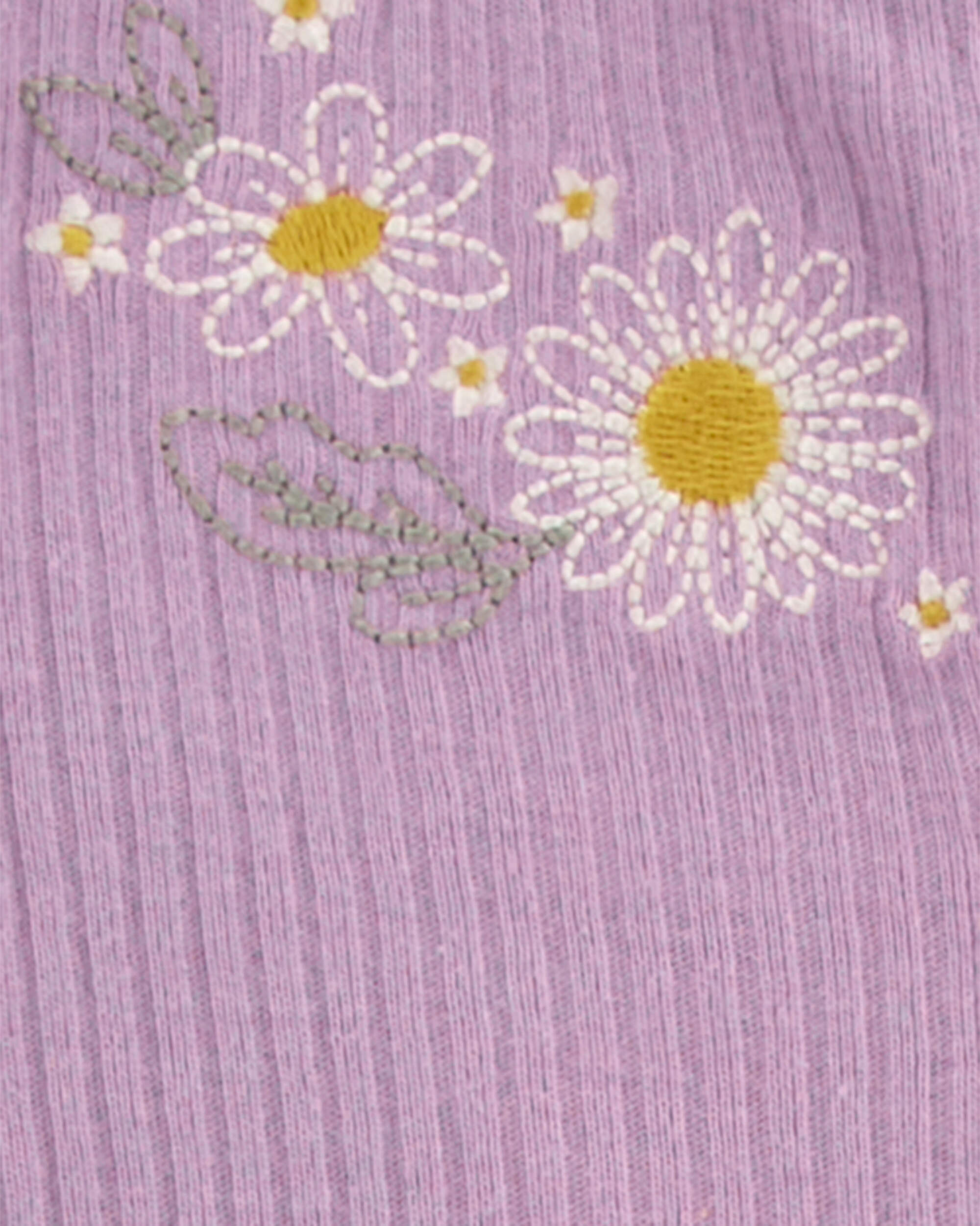 Baby Floral Snap-Up Thermal Sleeper
