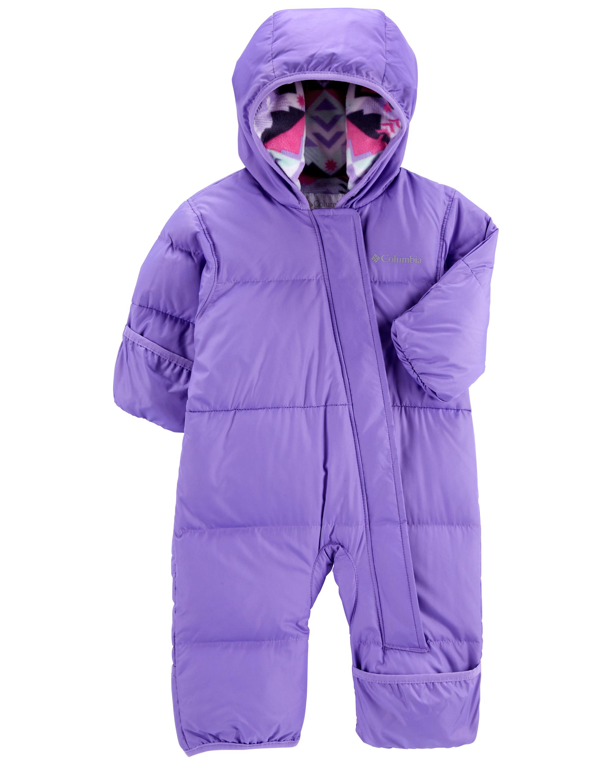 Purple Columbia Snuggly Bunny™ 1-Piece Baby Snowsuit | Carter's 