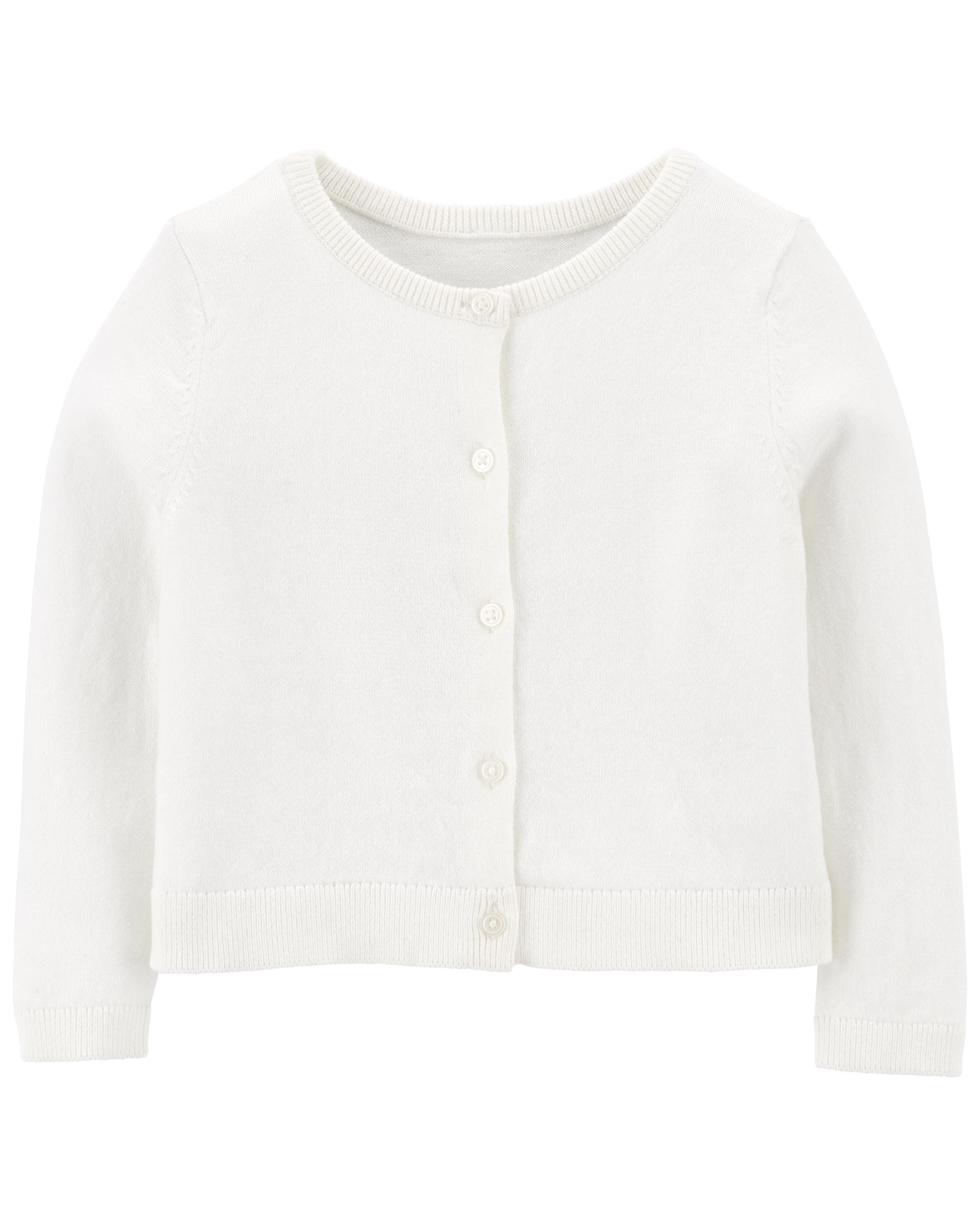 Carters white sweater sale