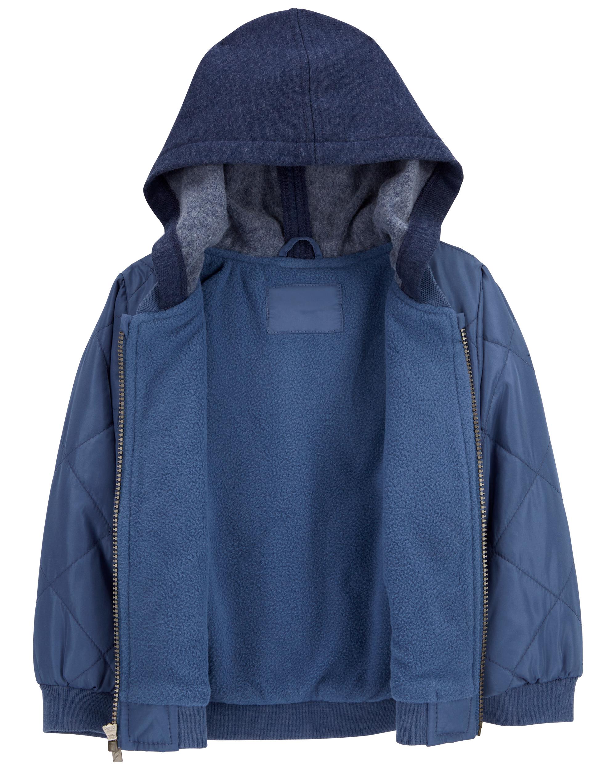 Kid Quilted Fleece Lined Jacket