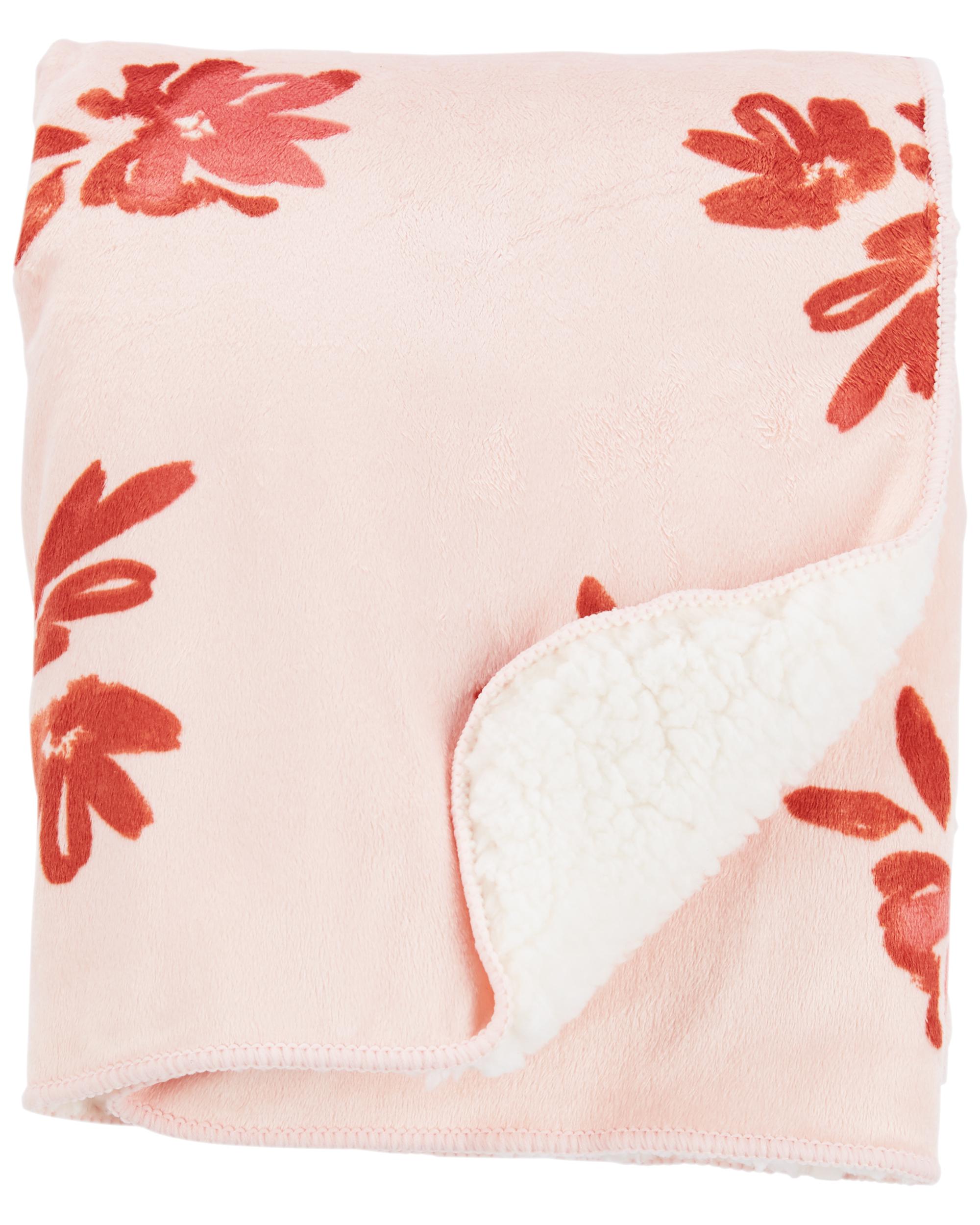 Baby Floral Plush Blanket