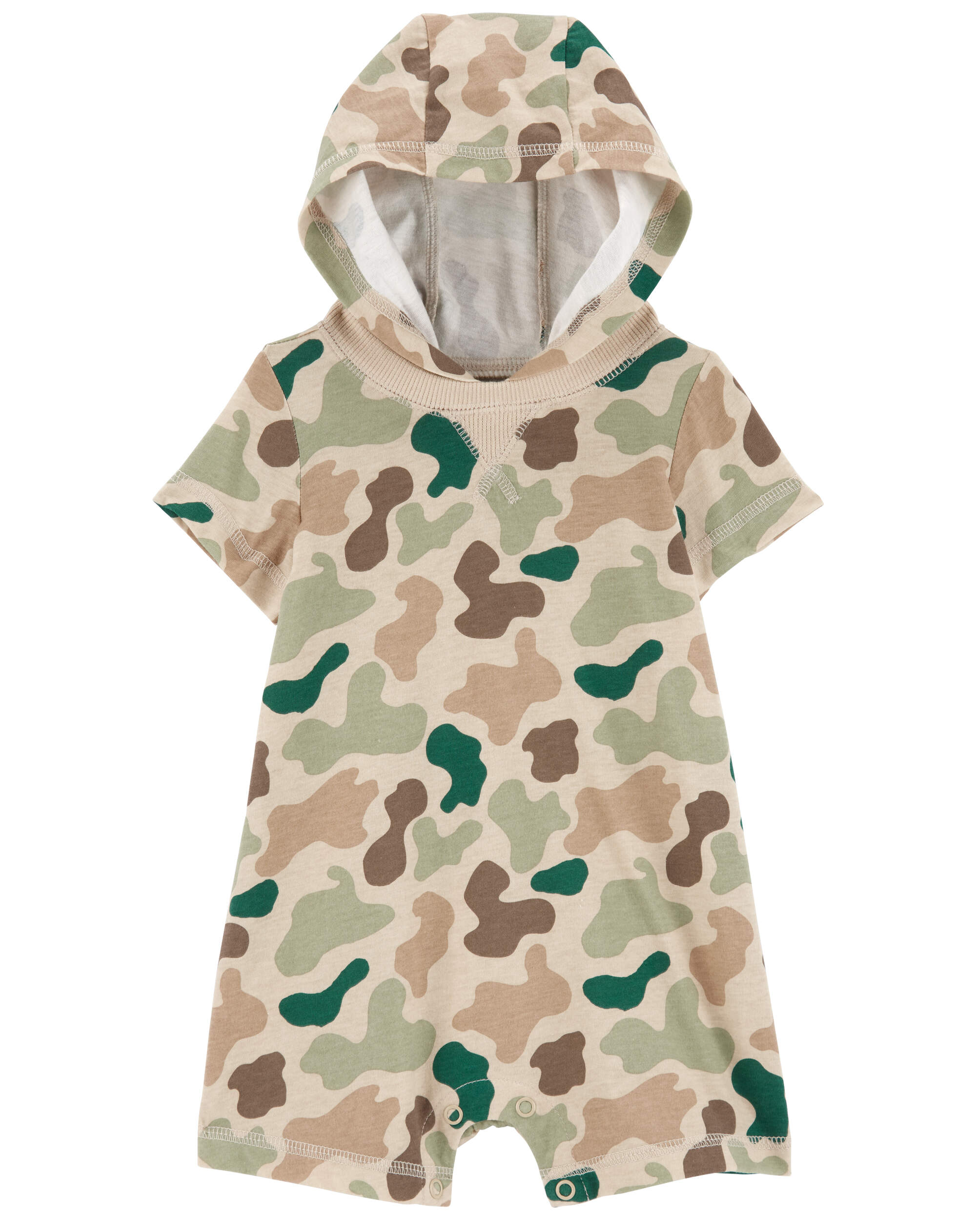 Baby Camo Print Romper