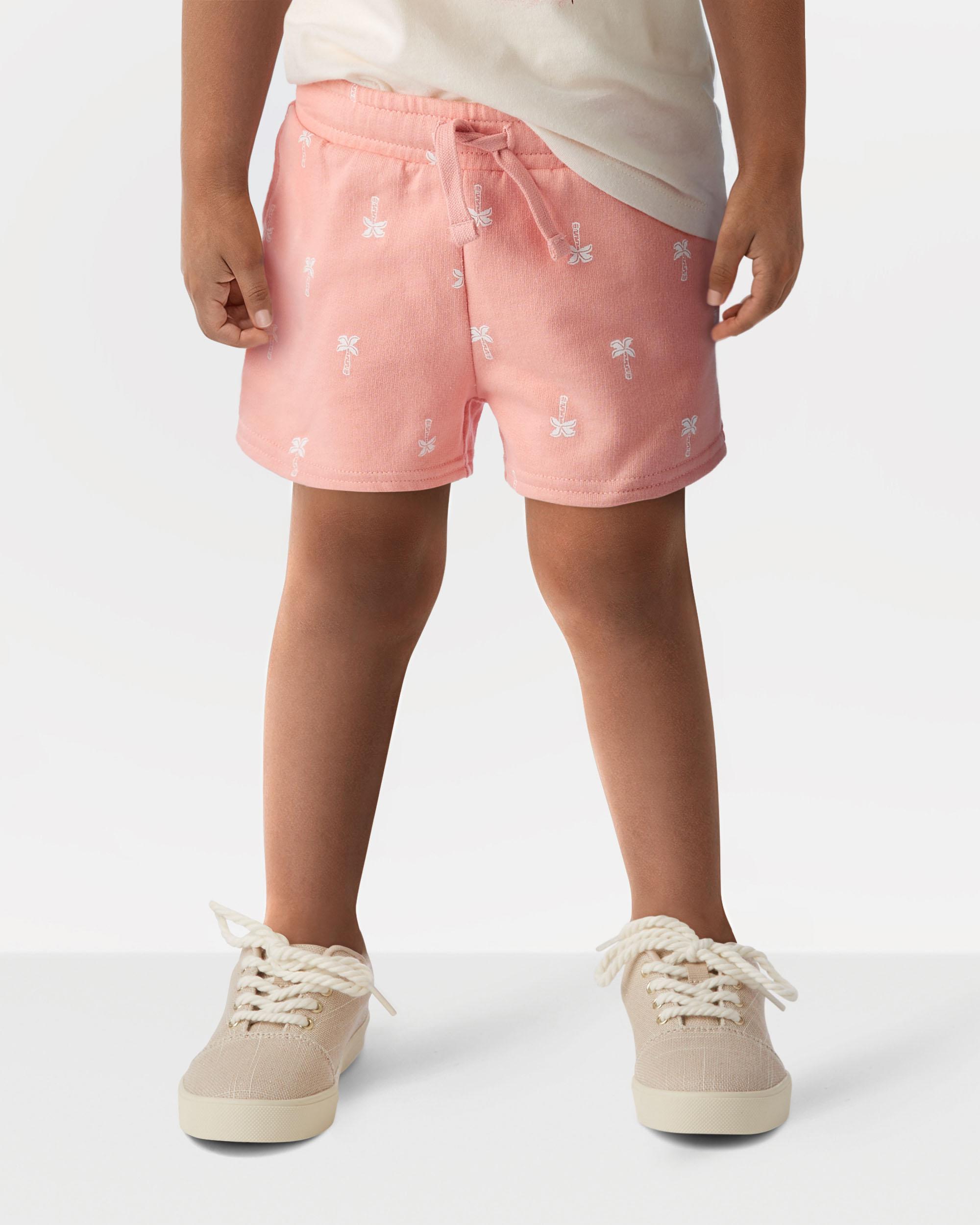 Toddler Palm Tree Pull-On French Terry Shorts
