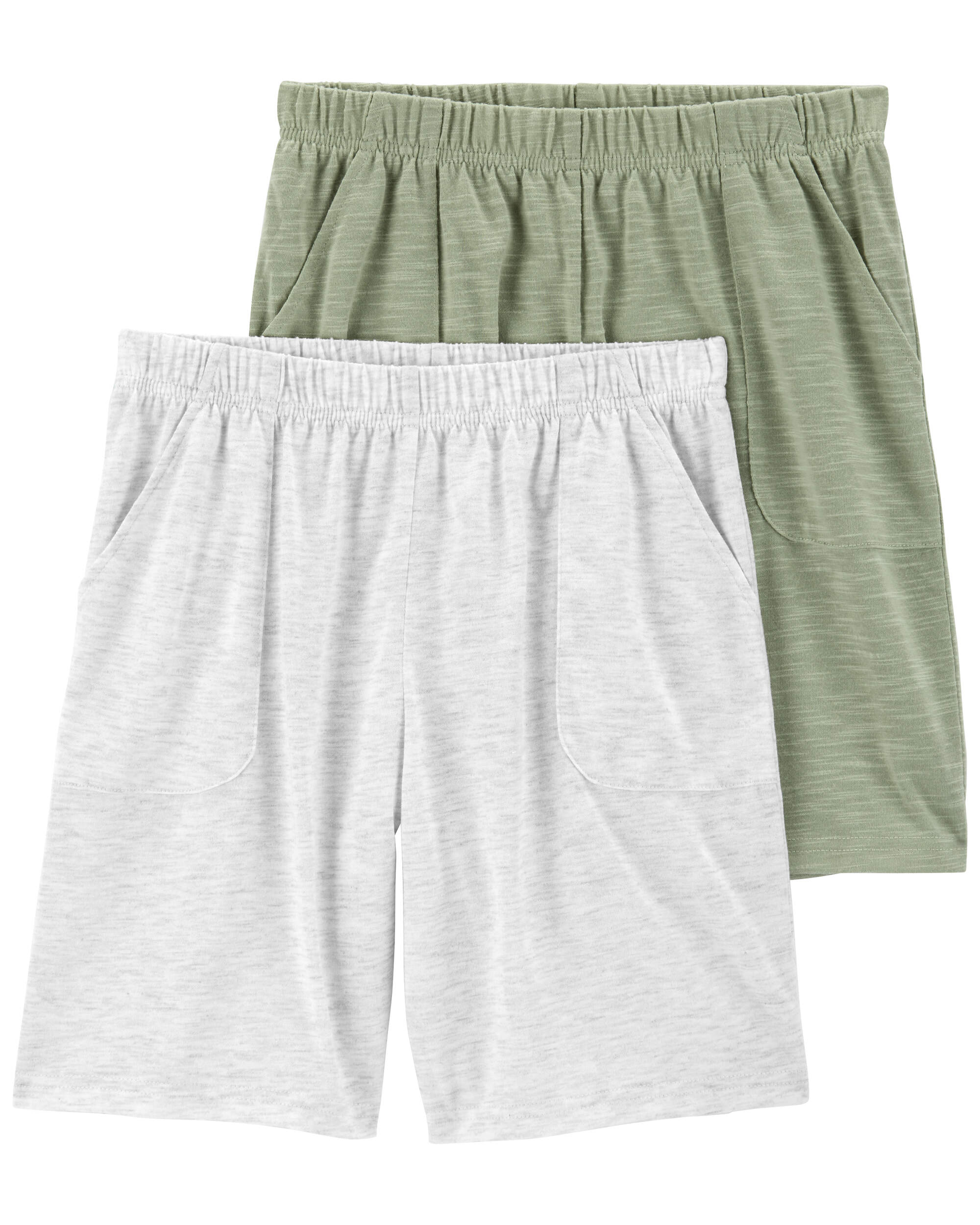 Kid 2-Pack Pull-On Slub Jersey Pyjama Shorts