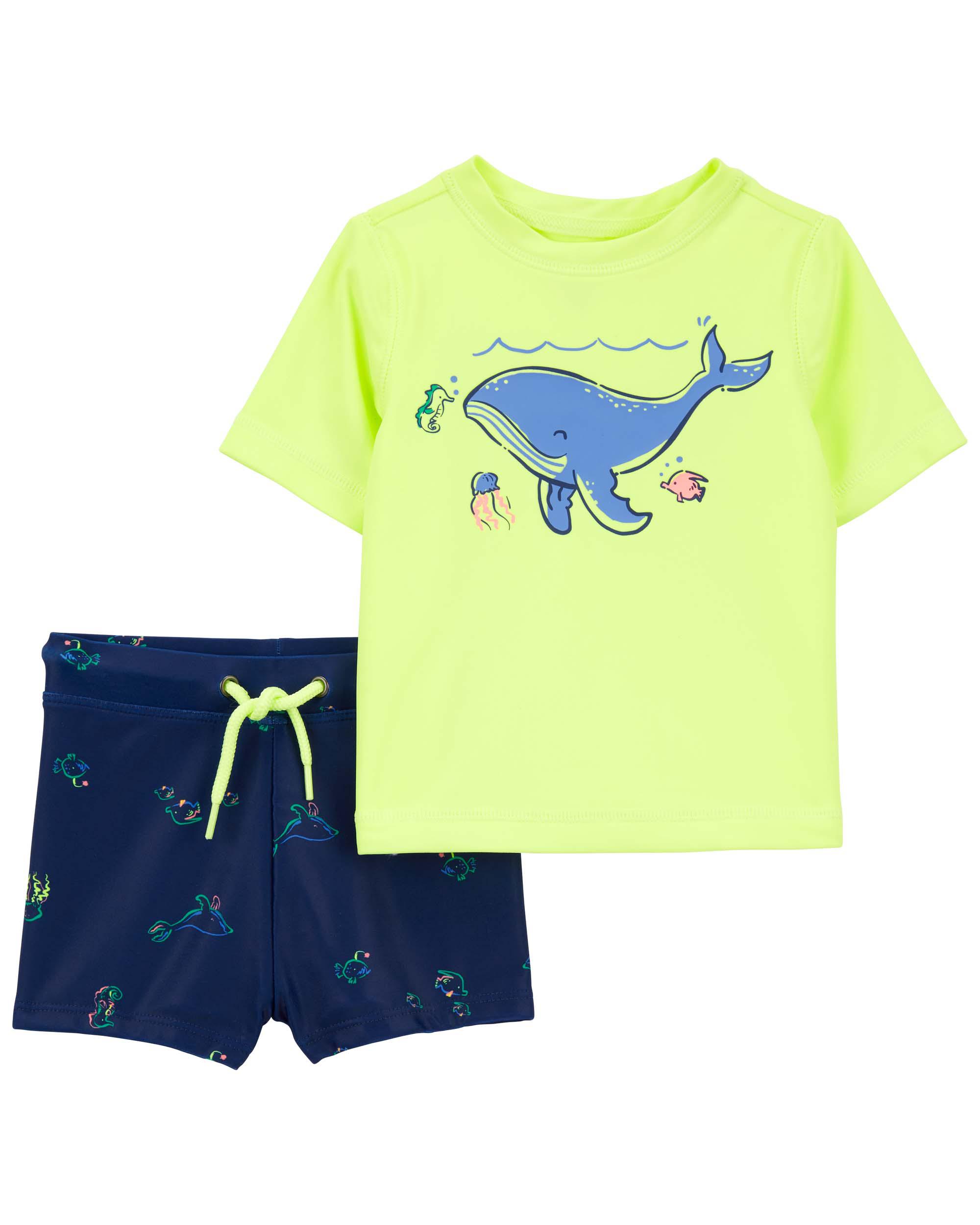 Baby 2-Piece Whale Rashguard Set