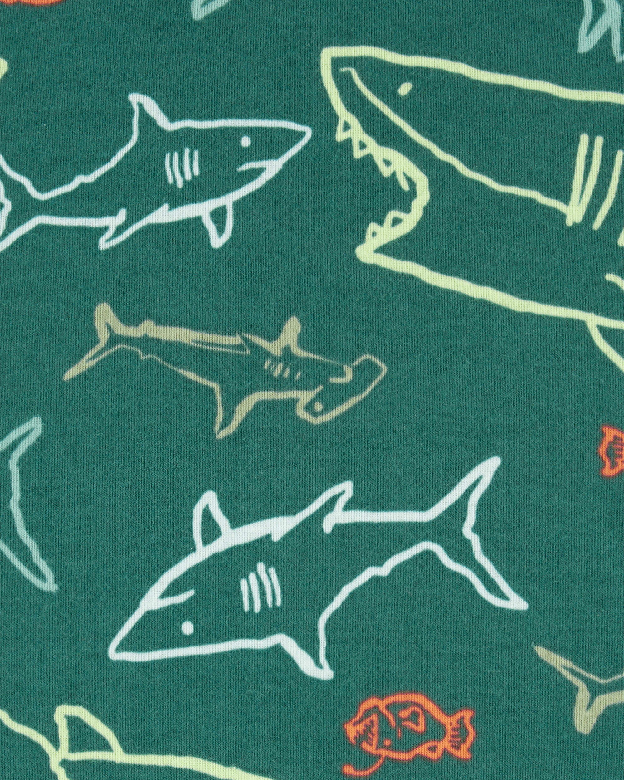 Kid 2-Pack Shark-Print Pyjamas Set