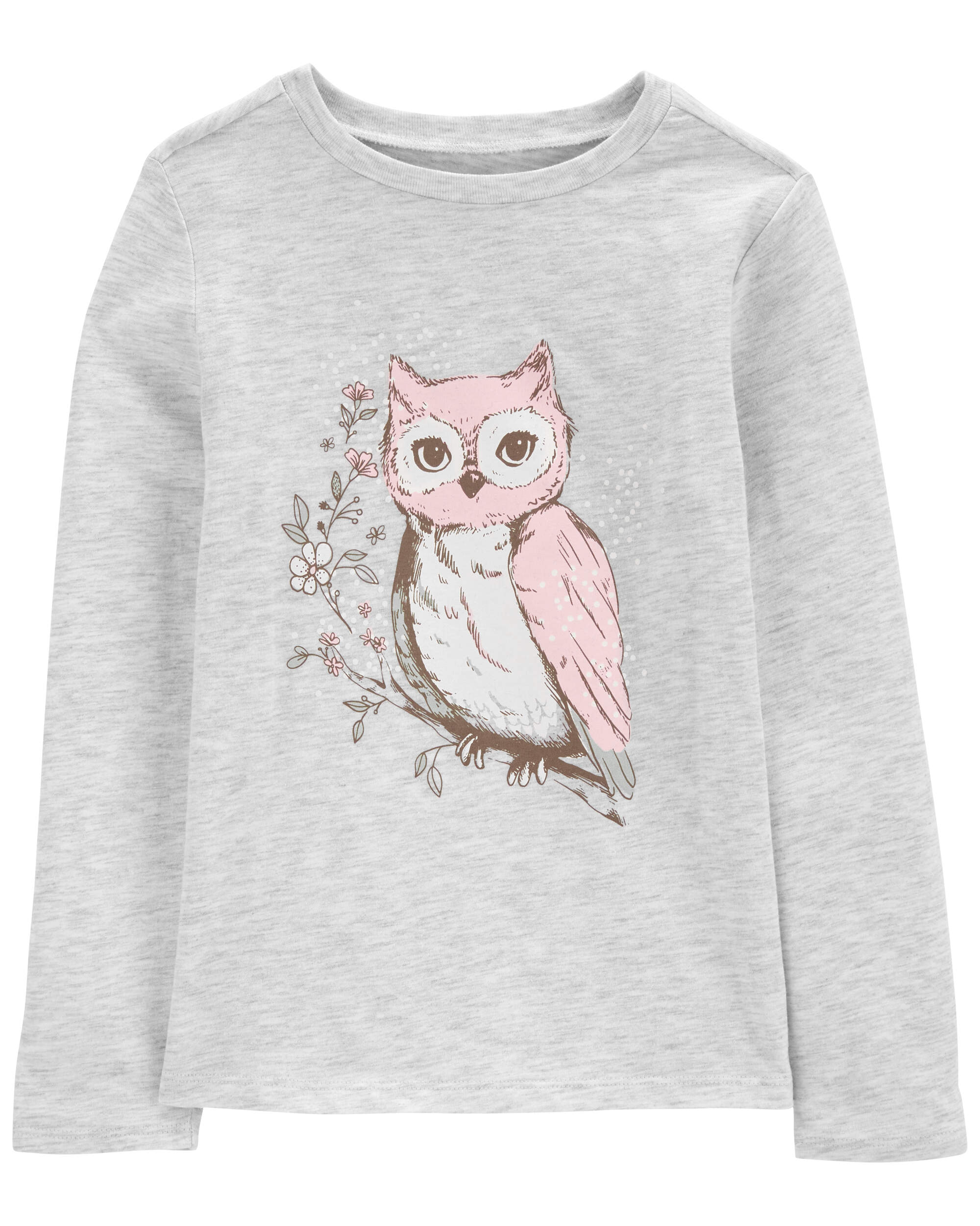 Kid Owl Long-Sleeve Graphic Tee