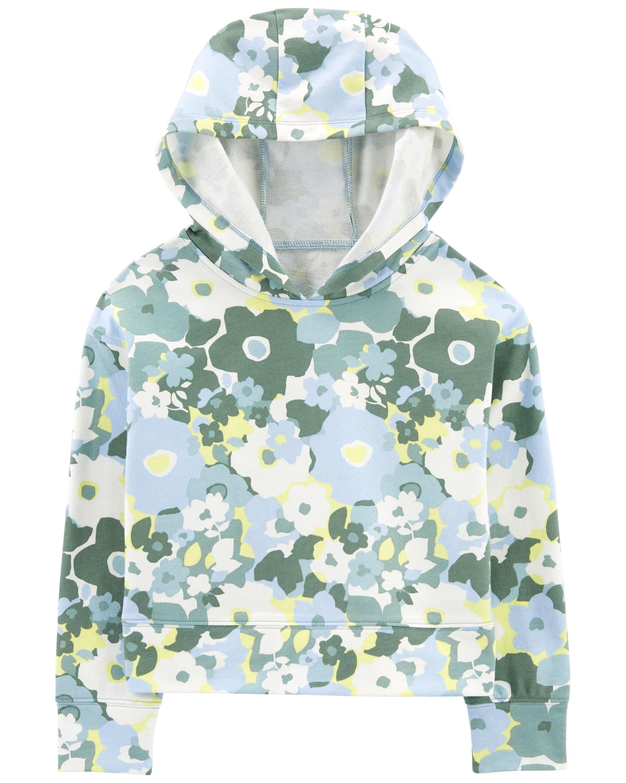 Floral hoodie sales