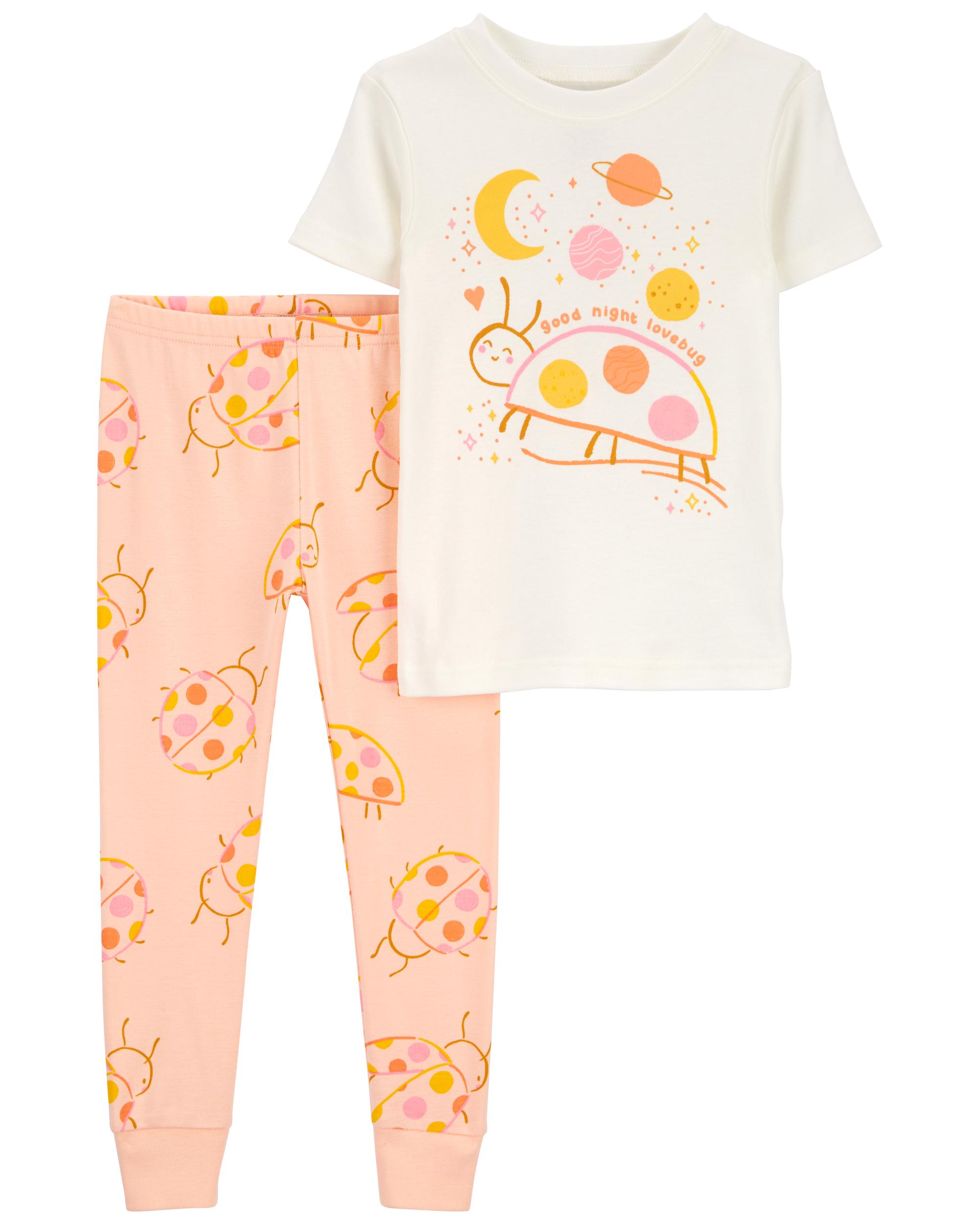 Toddler 2-Piece Ladybug 100% Snug Fit Cotton Pyjamas