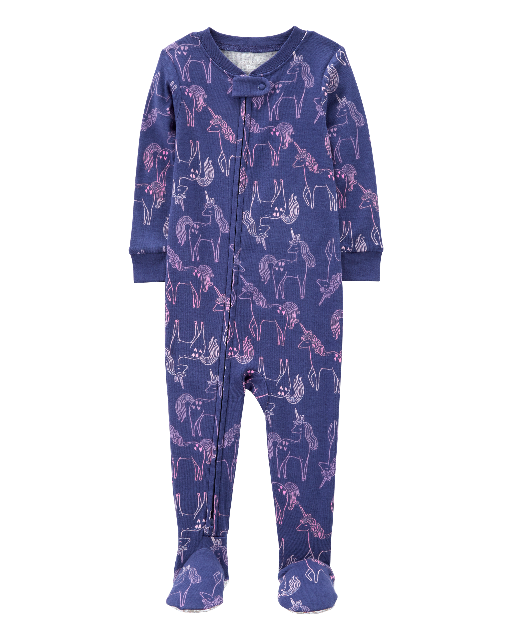 Baby 1-Piece Unicorn 100% Snug Fit Cotton Footie Pyjamas