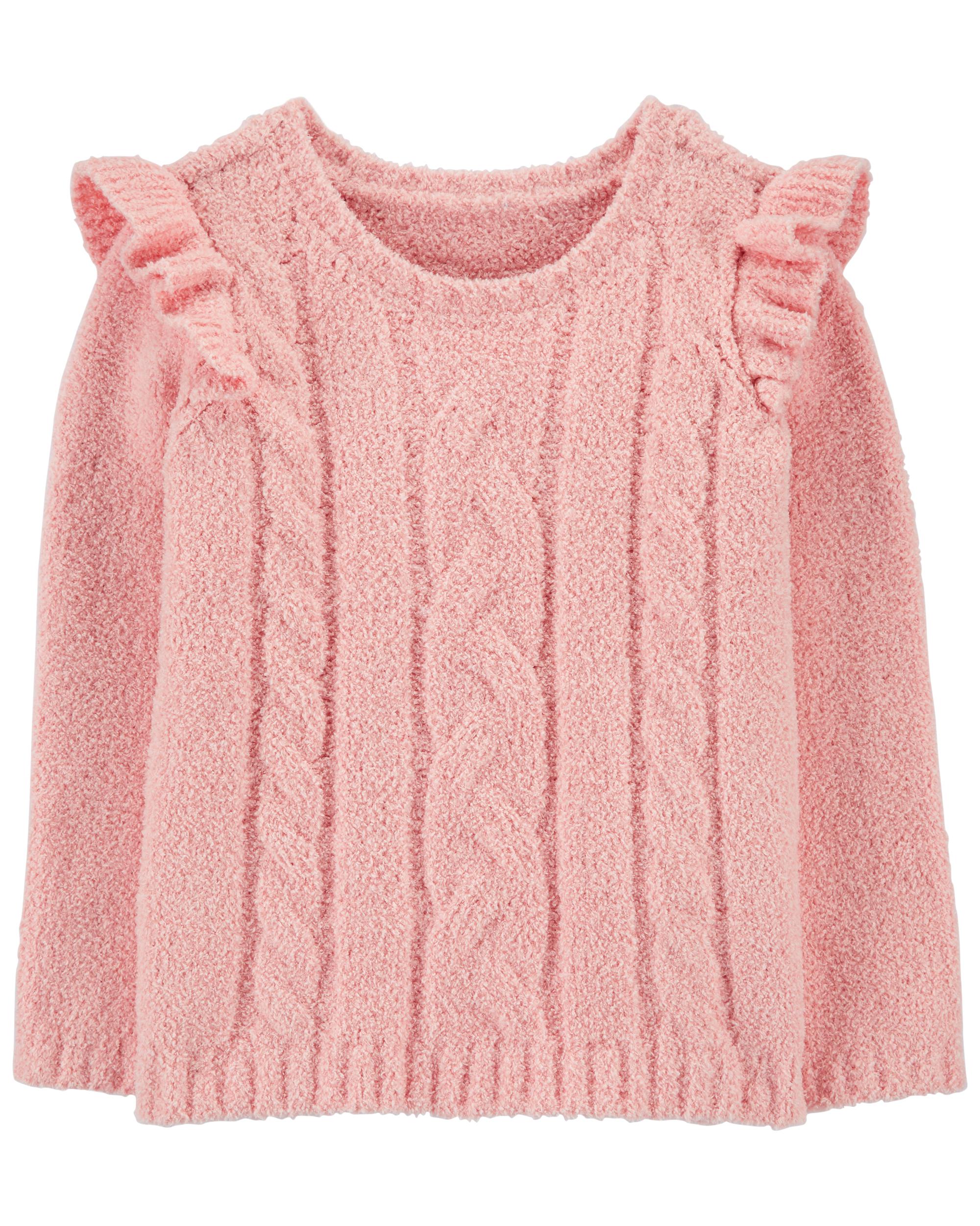 Pink sweater for on sale girl