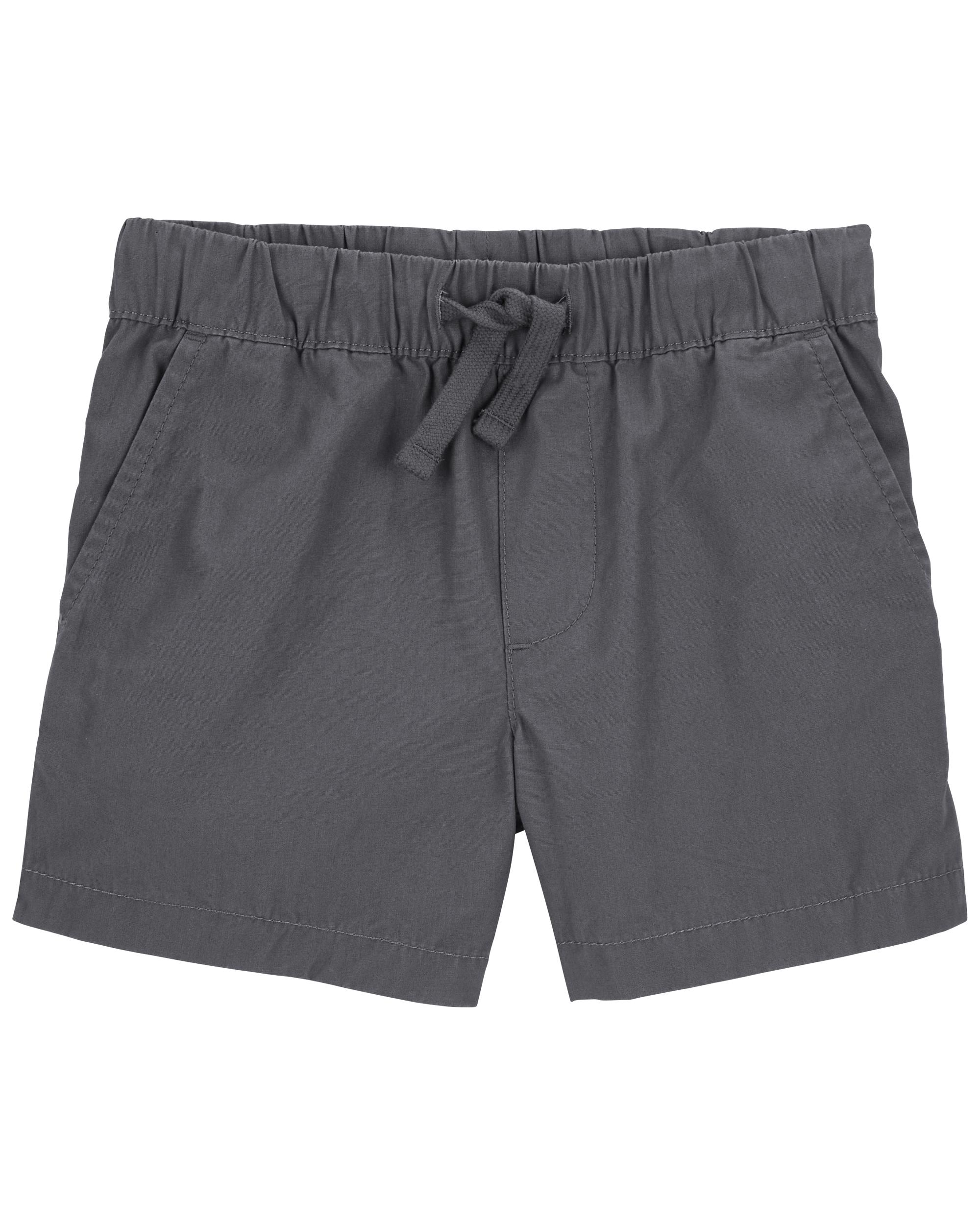 Toddler Pull-On Poplin Shorts