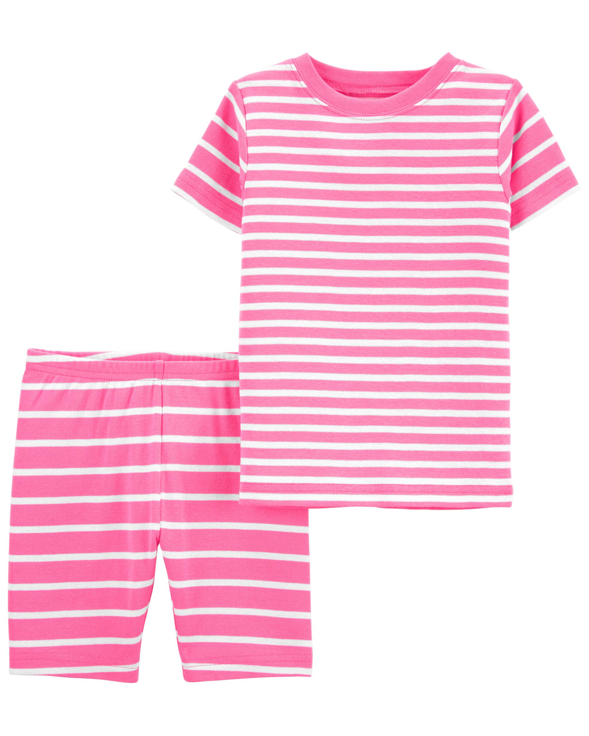Baby 2-Pack Striped 100% Snug Fit Cotton Pyjamas