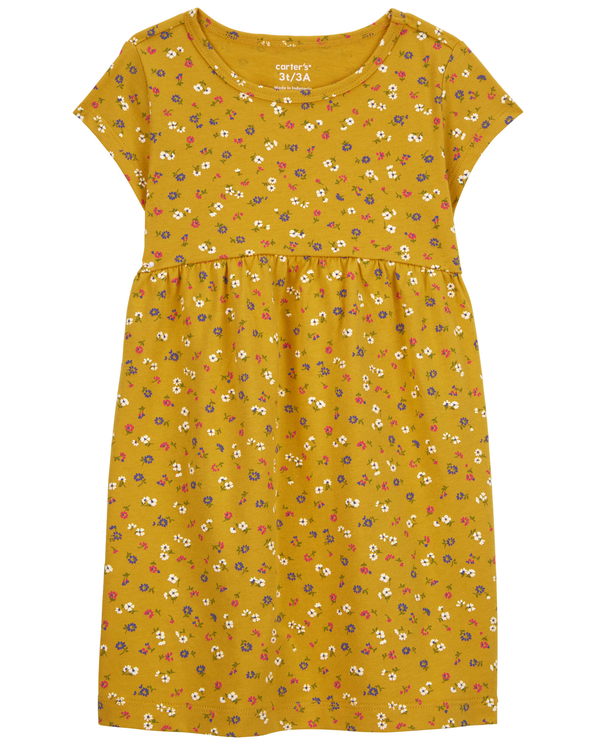 Toddler Floral Jersey Dress