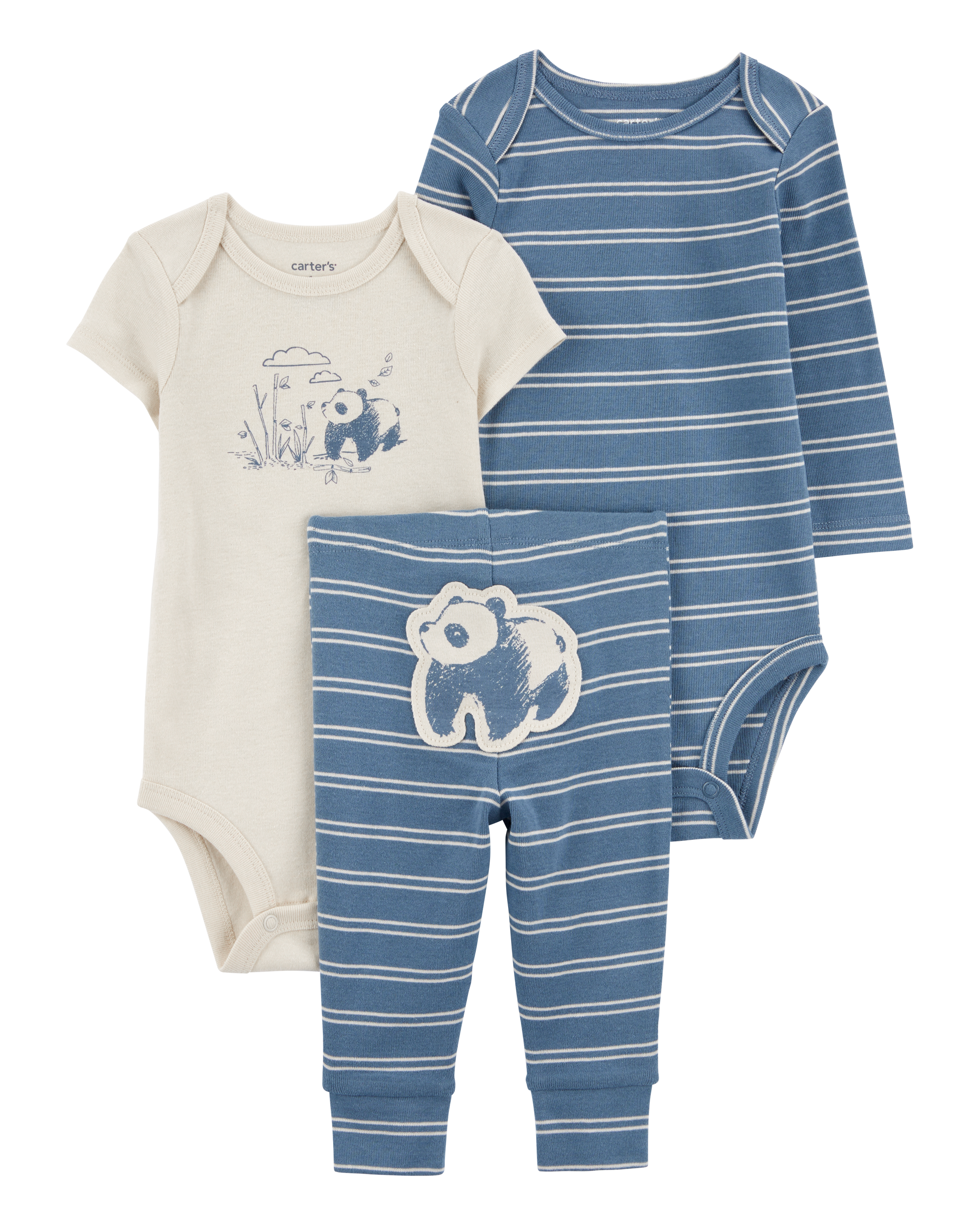 Baby 3-Piece Panda Little Outfit Set