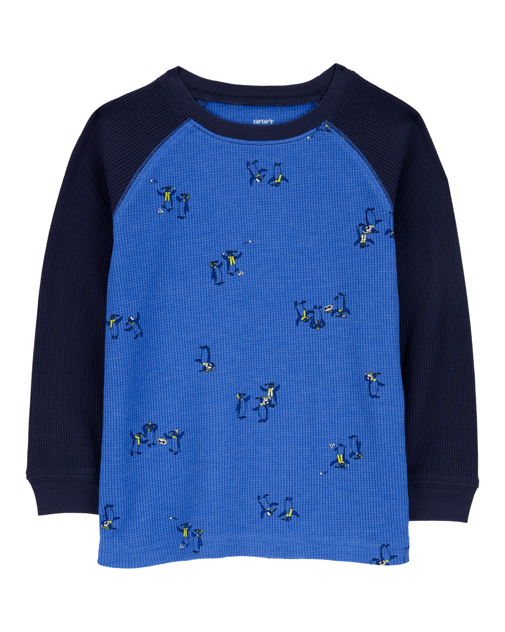 Toddler Penguin Thermal Graphic Tee