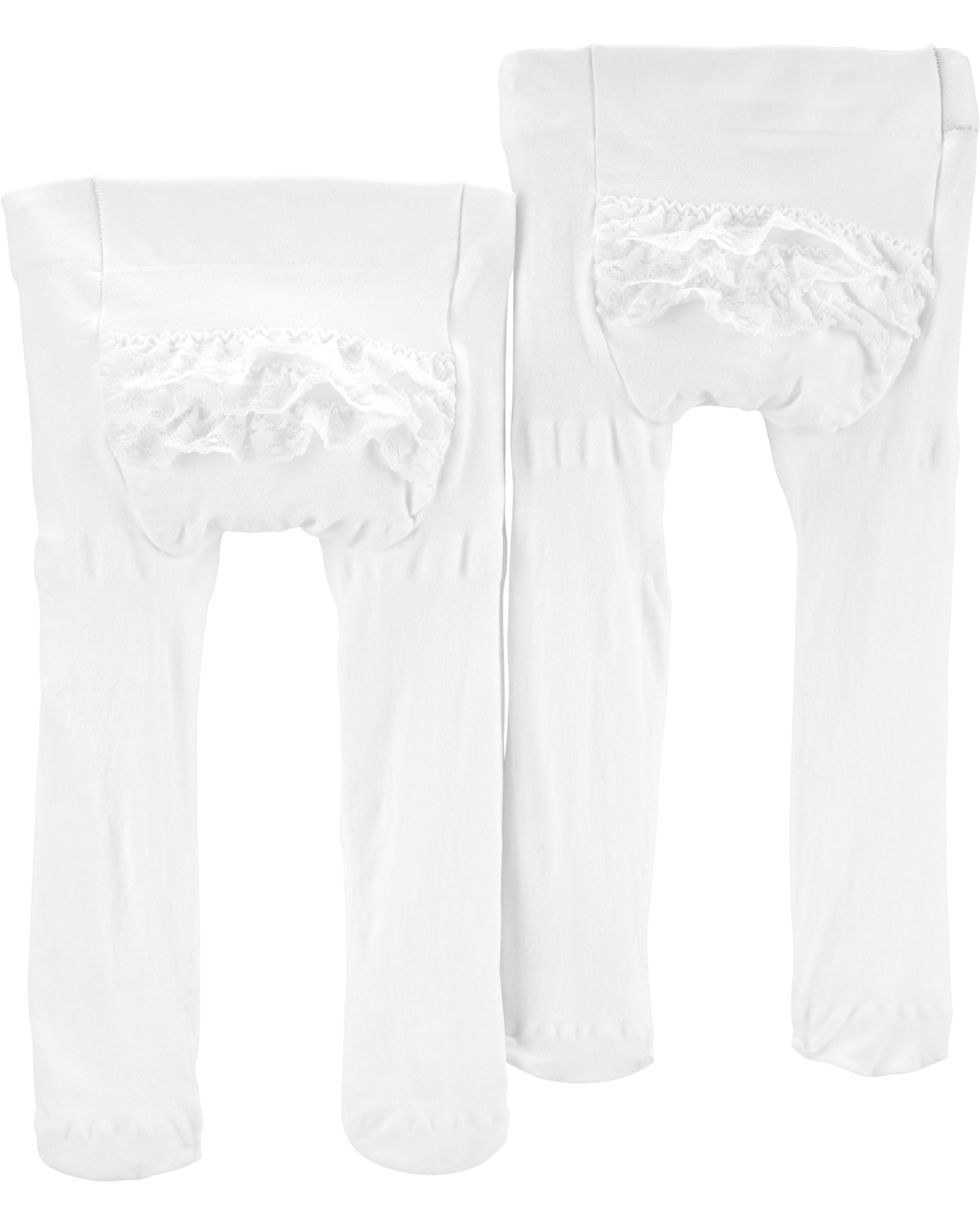 2-pack Tights - White - Kids