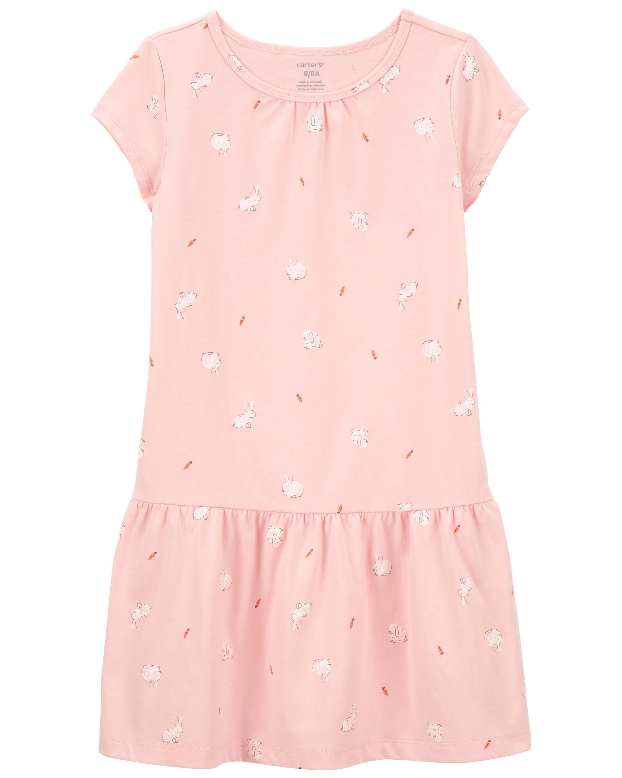 Carters pink 2025 bunny dress