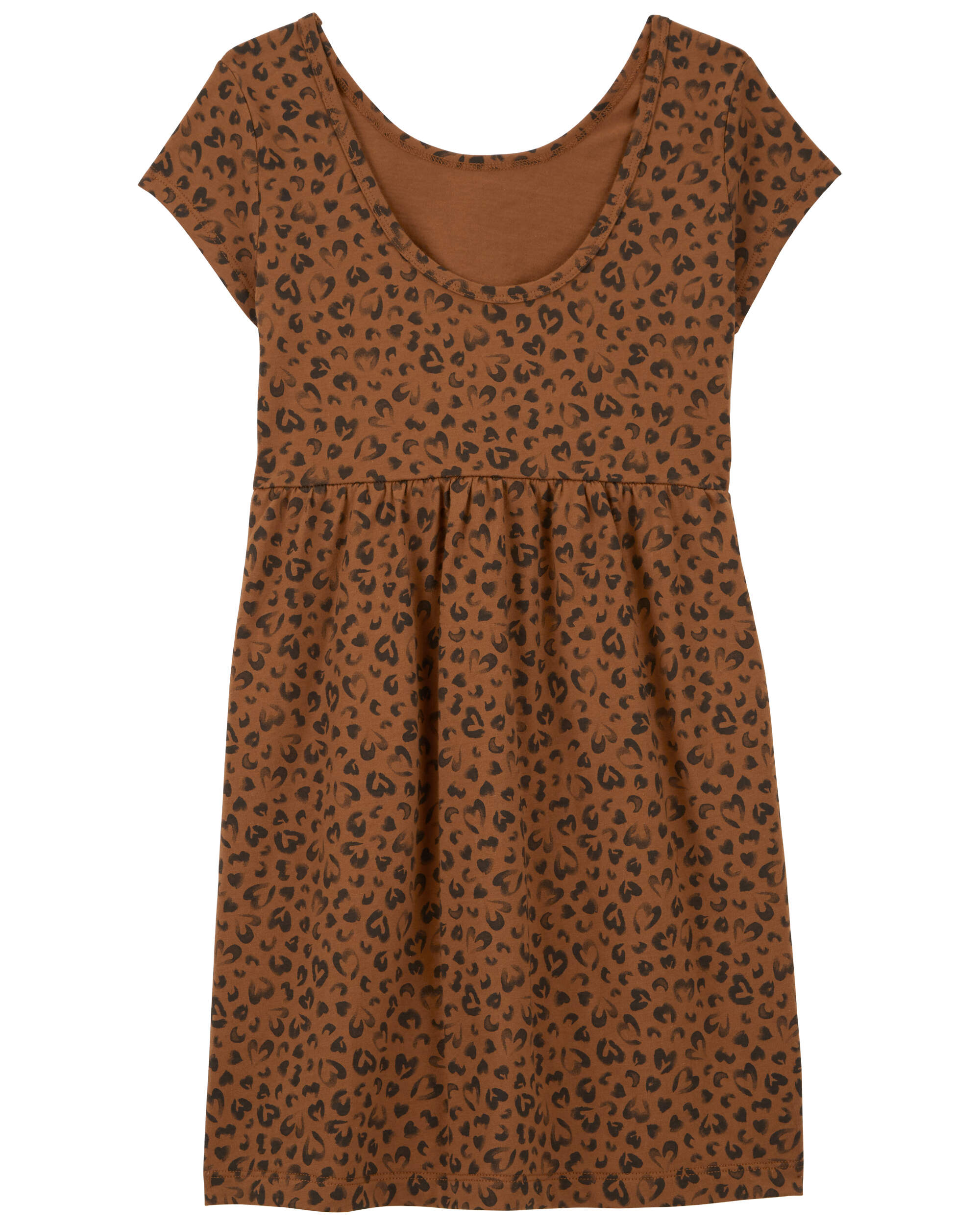 Kid Leopard Jersey Dress