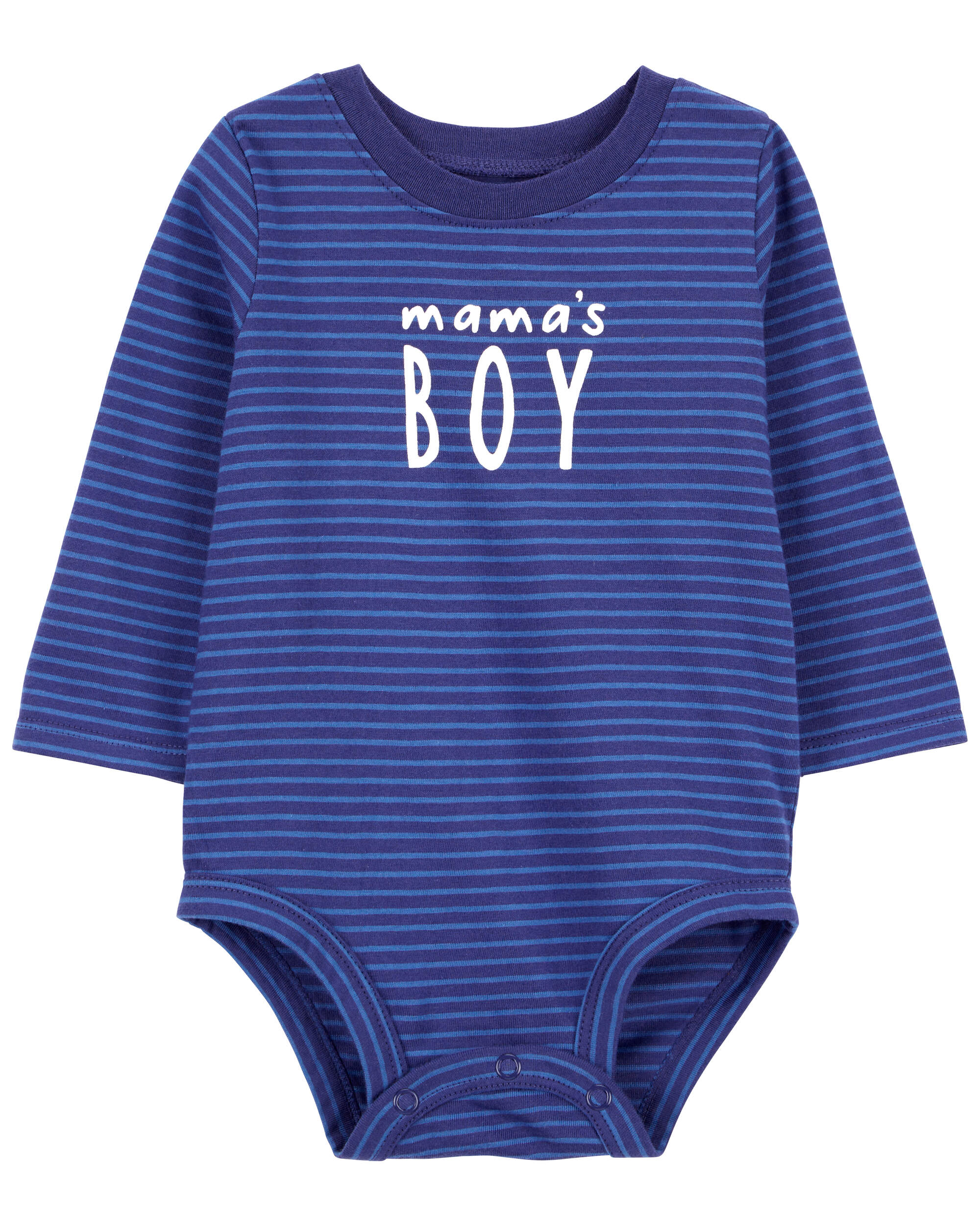 Baby Mama's Boy Striped Collectible Bodysuit