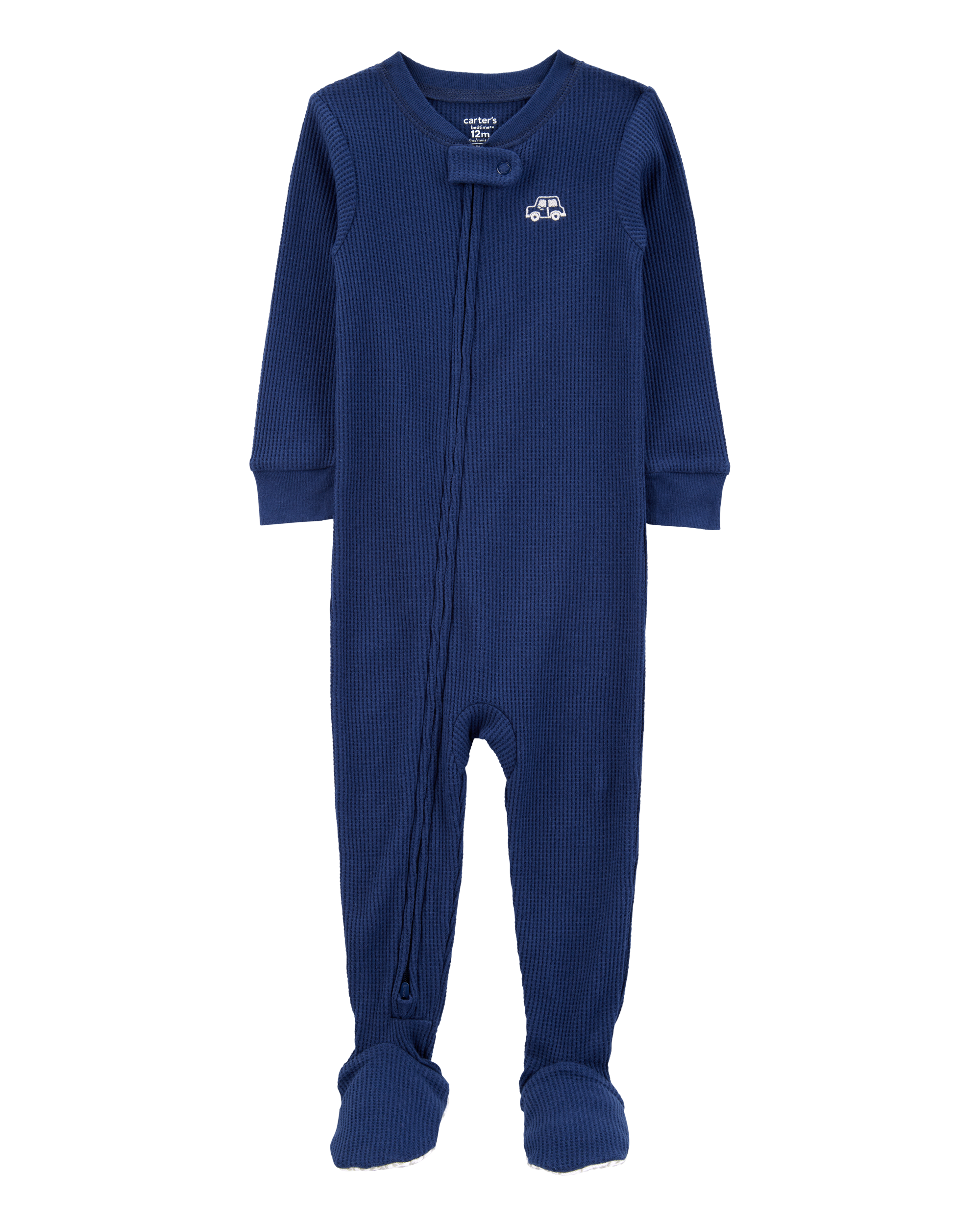 Toddler 1-Piece Car Thermal Footie Pyjamas